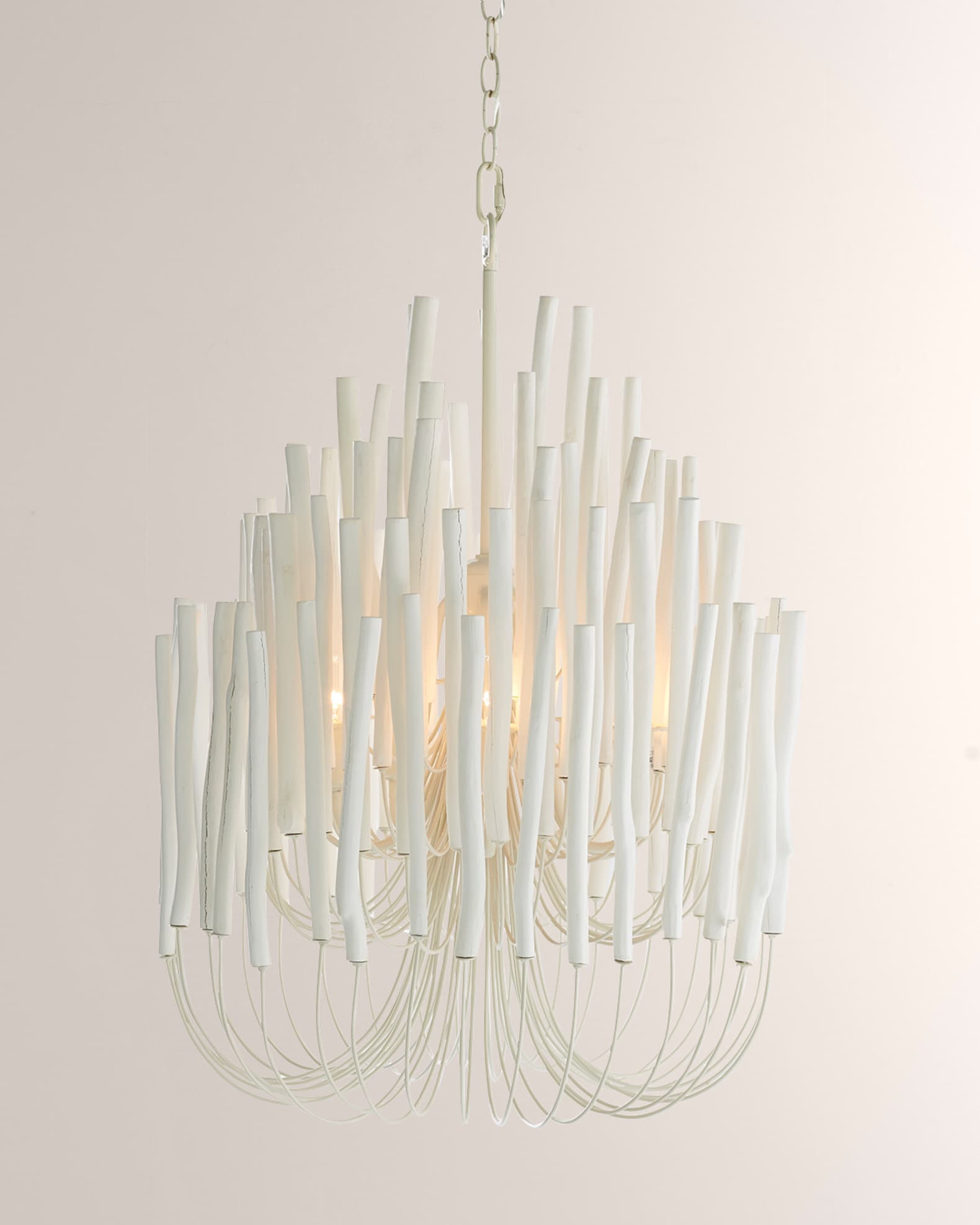 Arteriors white chandelier store