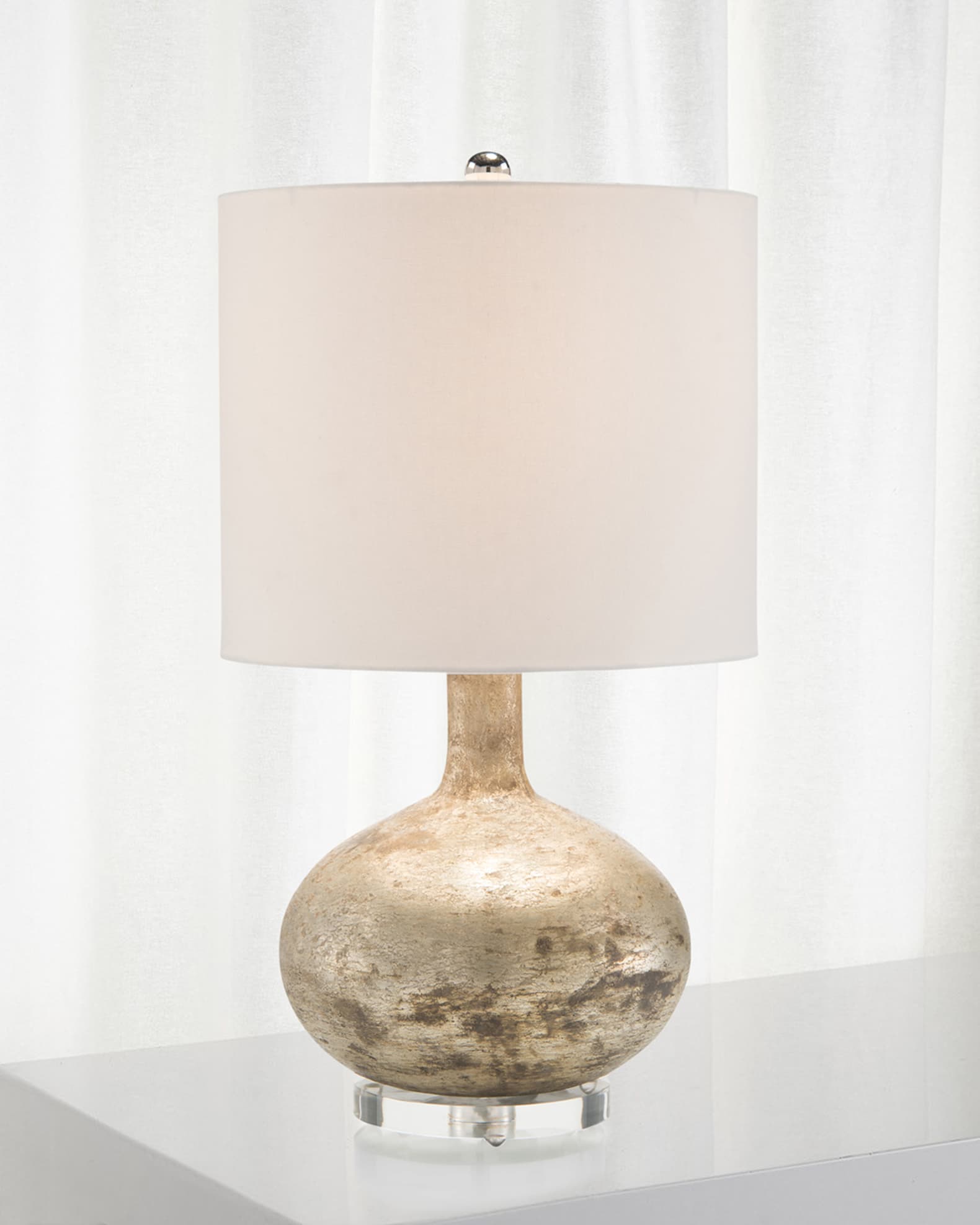John-Richard Collection Glass Textured Table Lamp