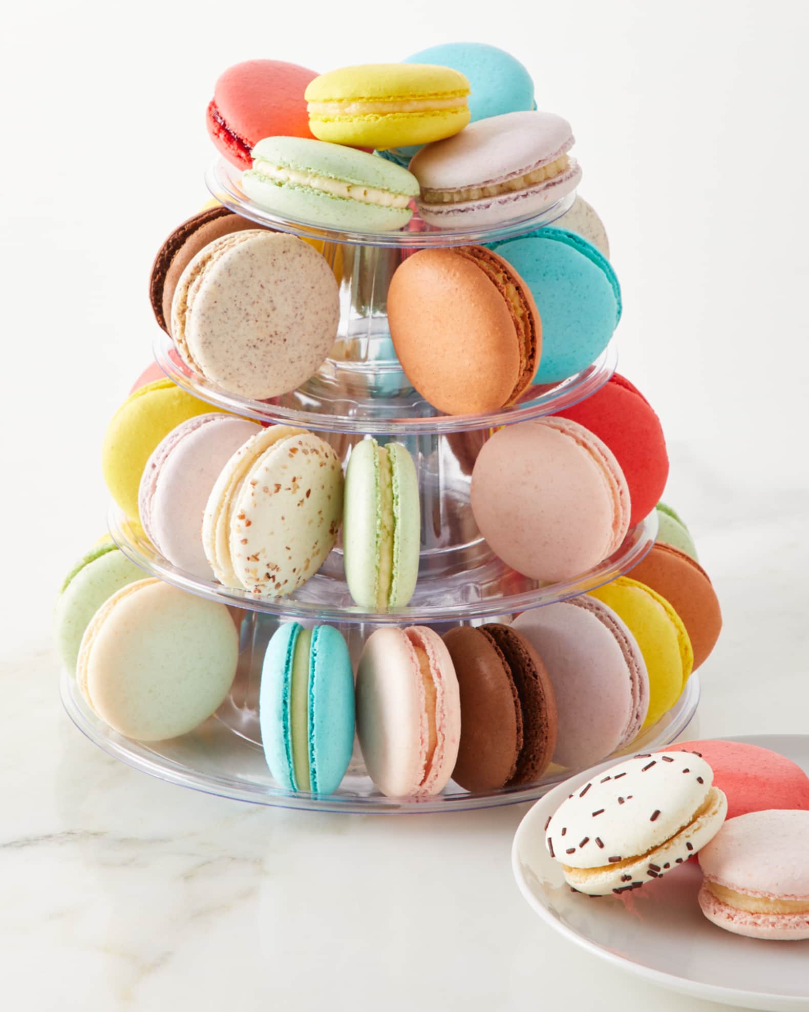 JOY Macarons 4-Tier Macaron Tower | Horchow