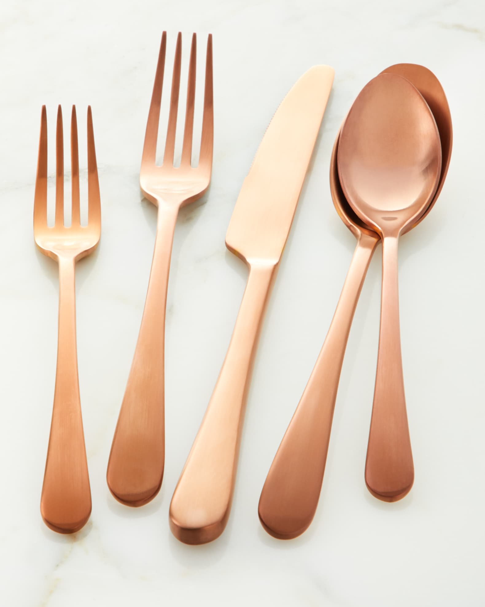 Copper flatware cheap