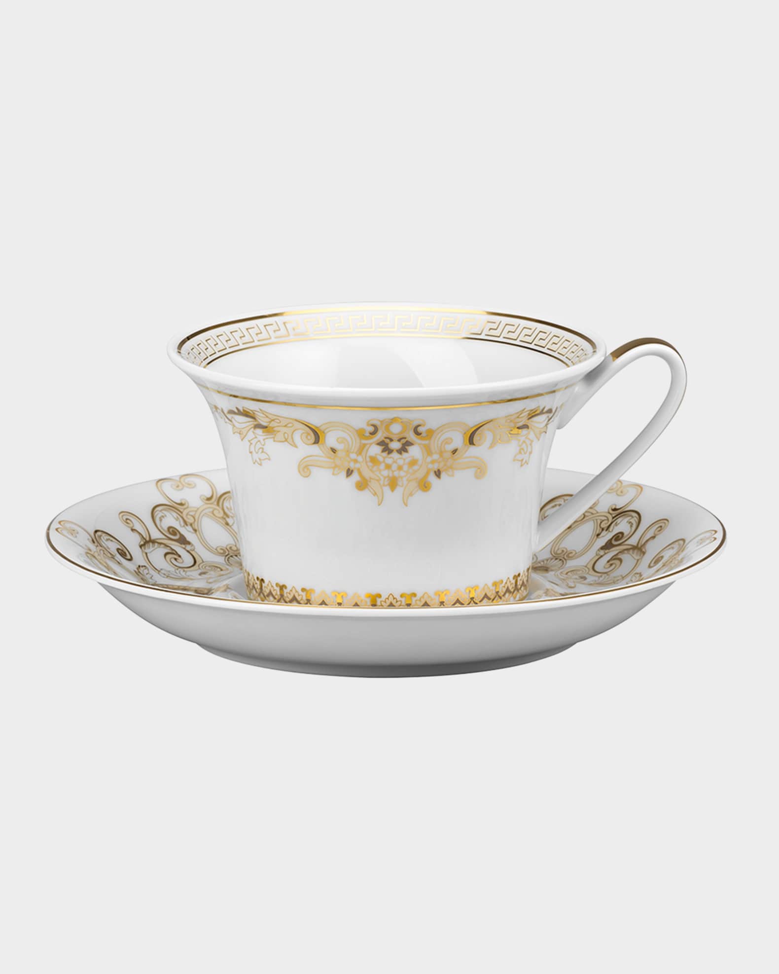 Versace Medusa Gala Cup and Saucer Horchow
