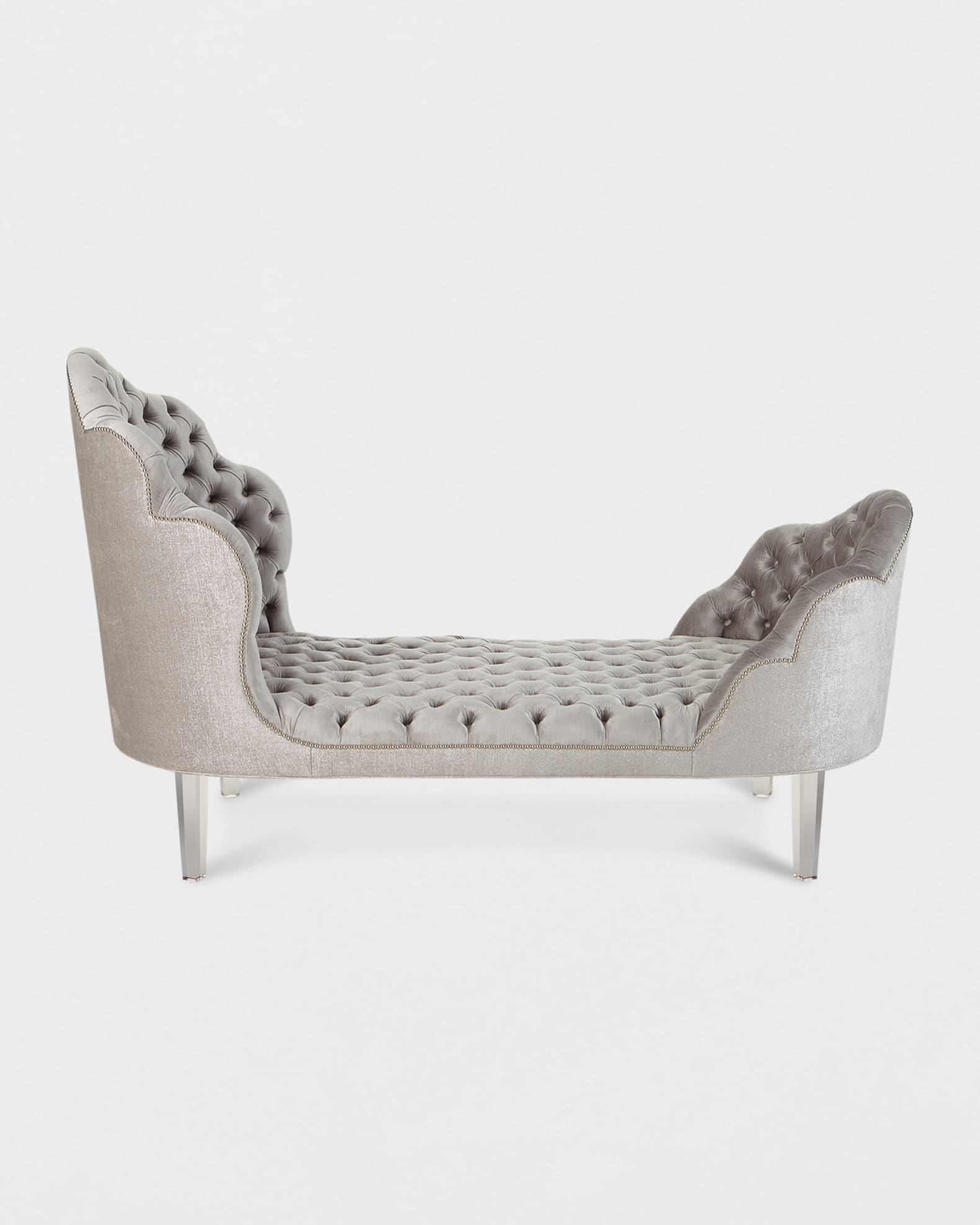 Haute House Elise Tufted Chaise | Horchow