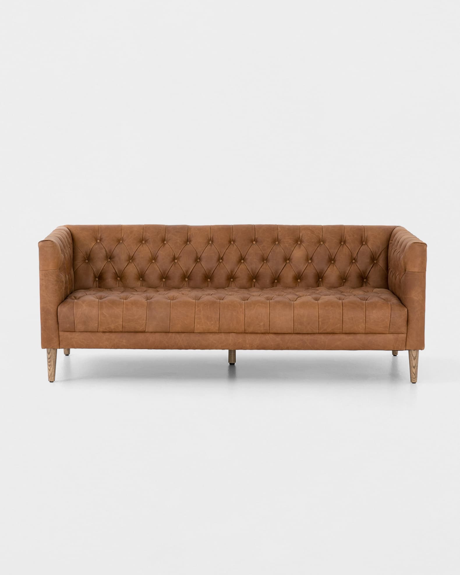 Four hands best sale williams leather sofa
