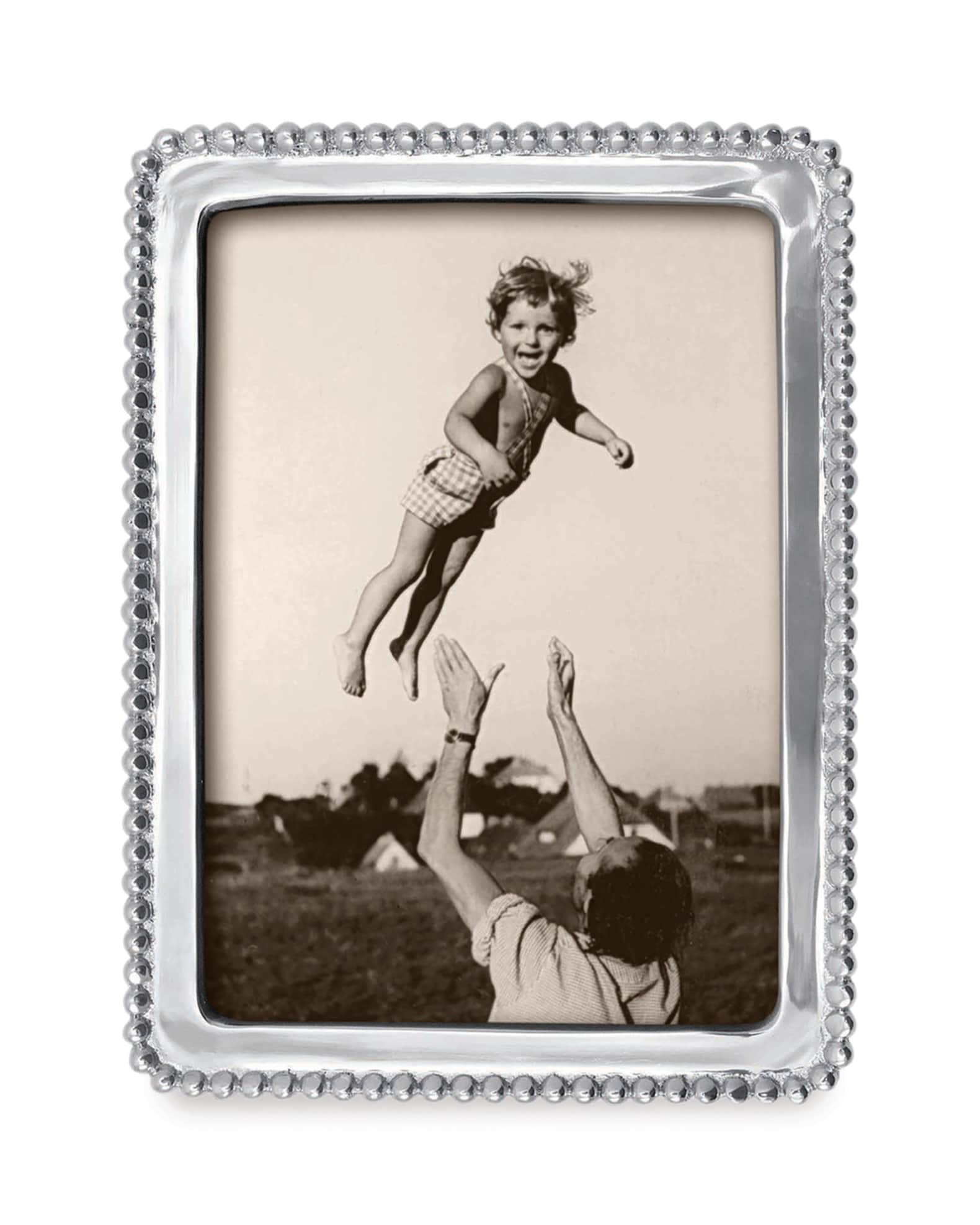 Mariposa Beaded Picture Frame, 5" x 7" Horchow