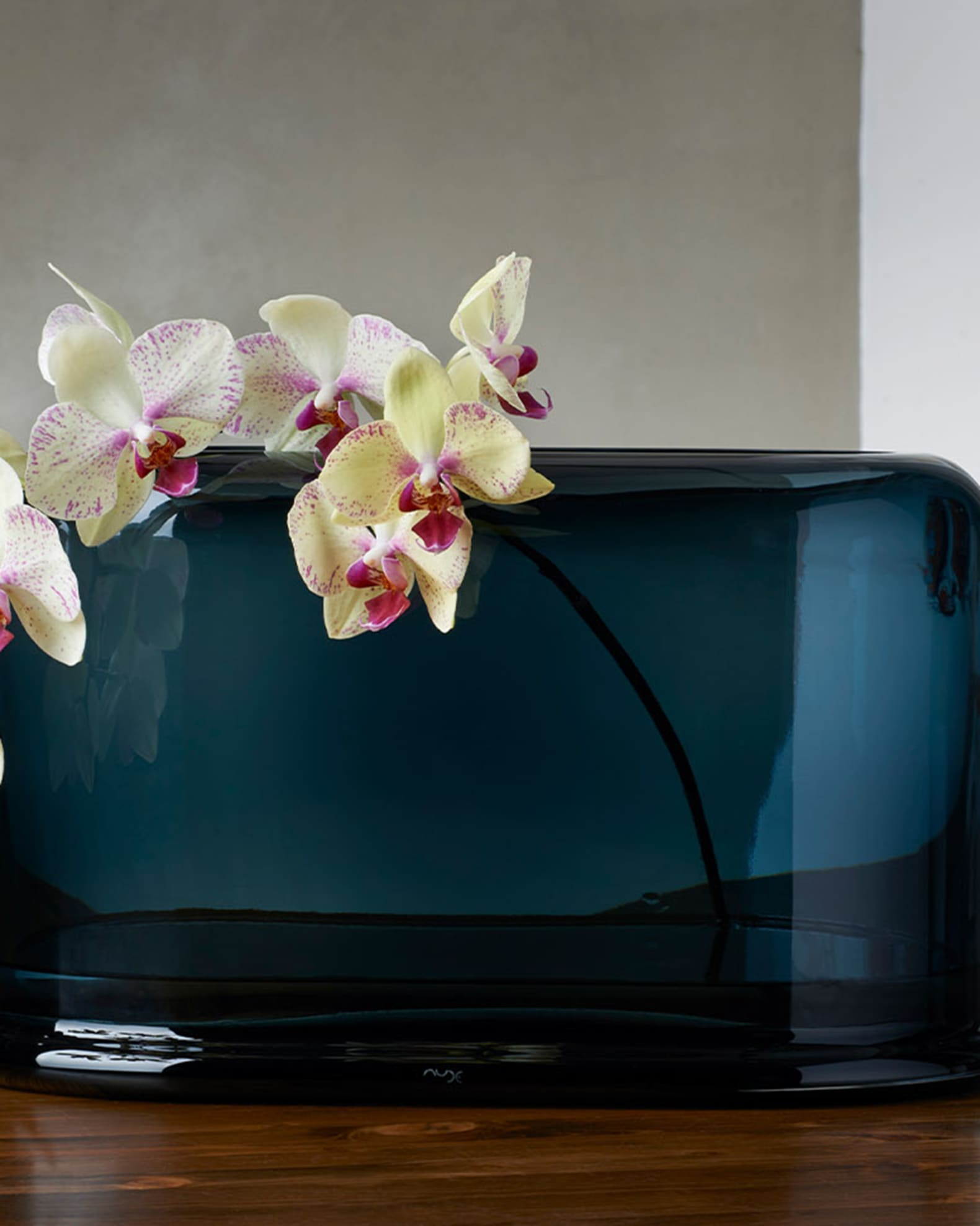 NUDE Layers Large Vase, Steel Blue Horchow