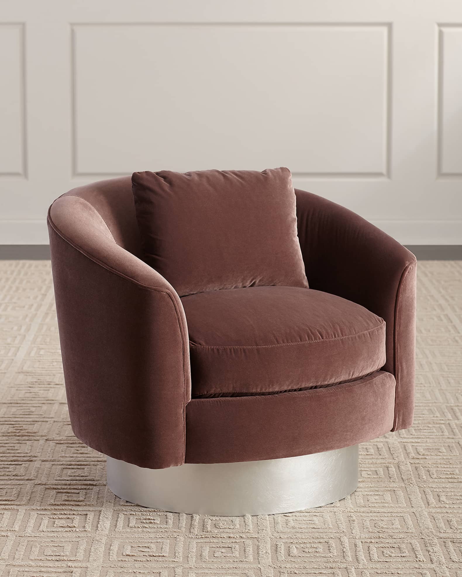 Bernhardt miles swivel discount chair