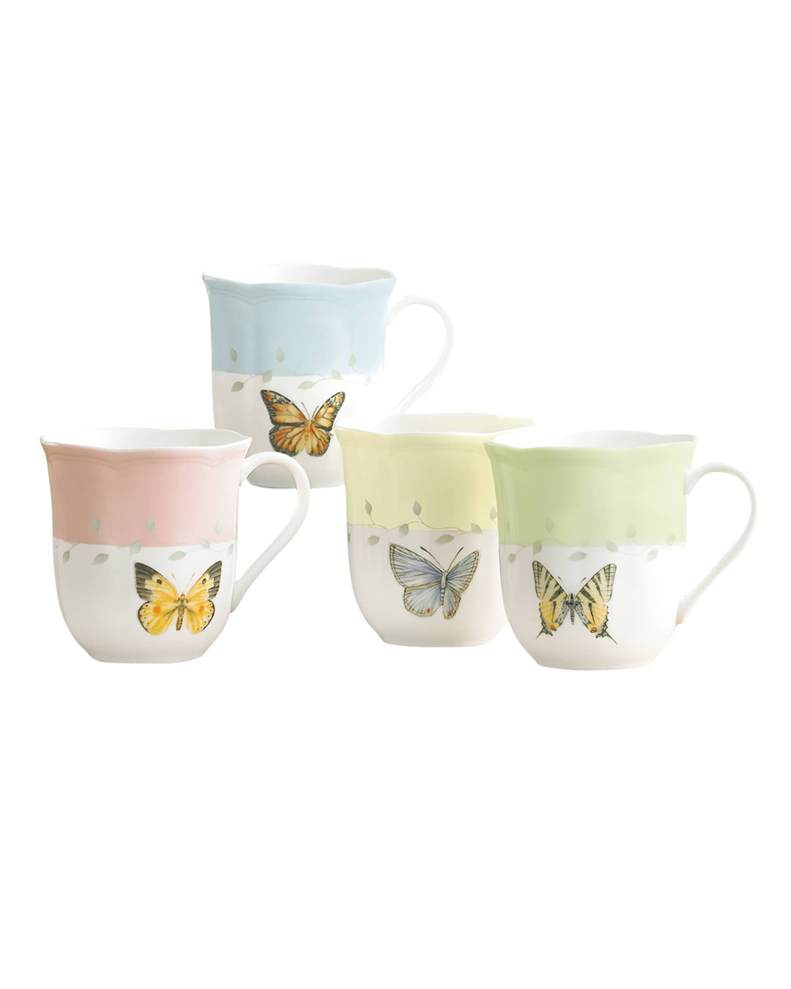 Lenox Butterfly Meadow Dessert Mugs Set of 4 Horchow
