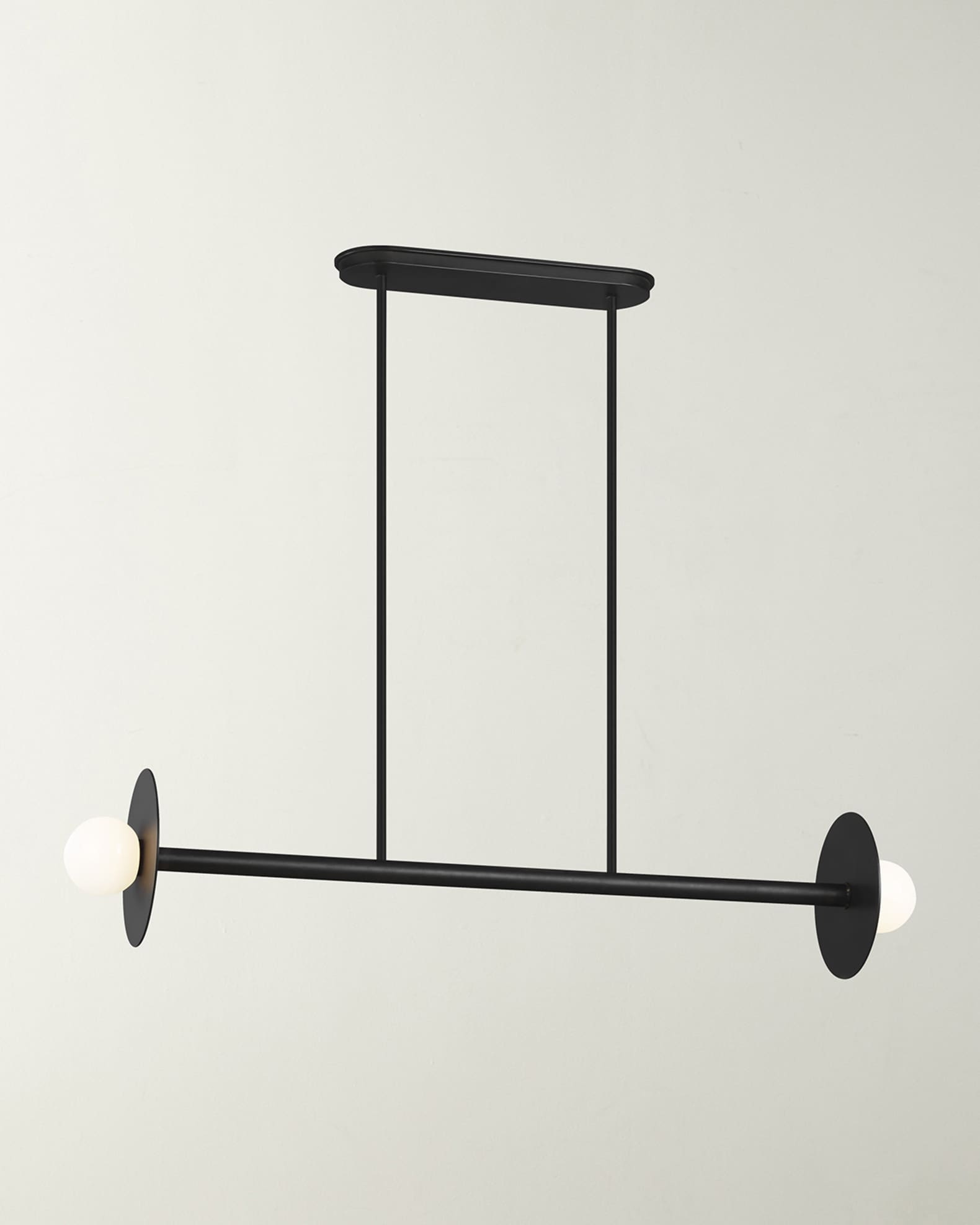 Visual Comfort Studio 2 Light Linear Chandelier Nodes By Kelly Wearstler