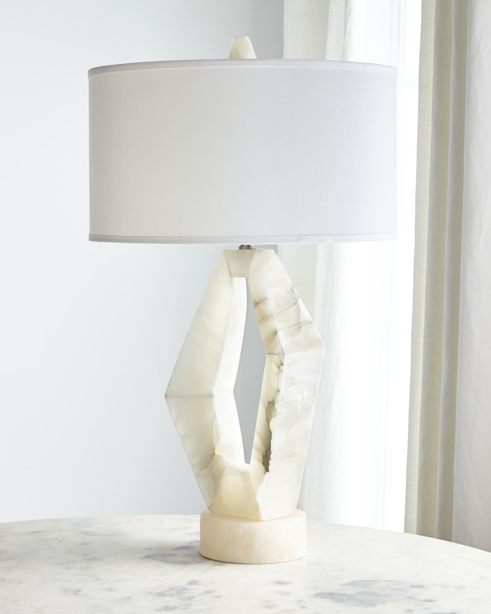 Abstract discount table lamp