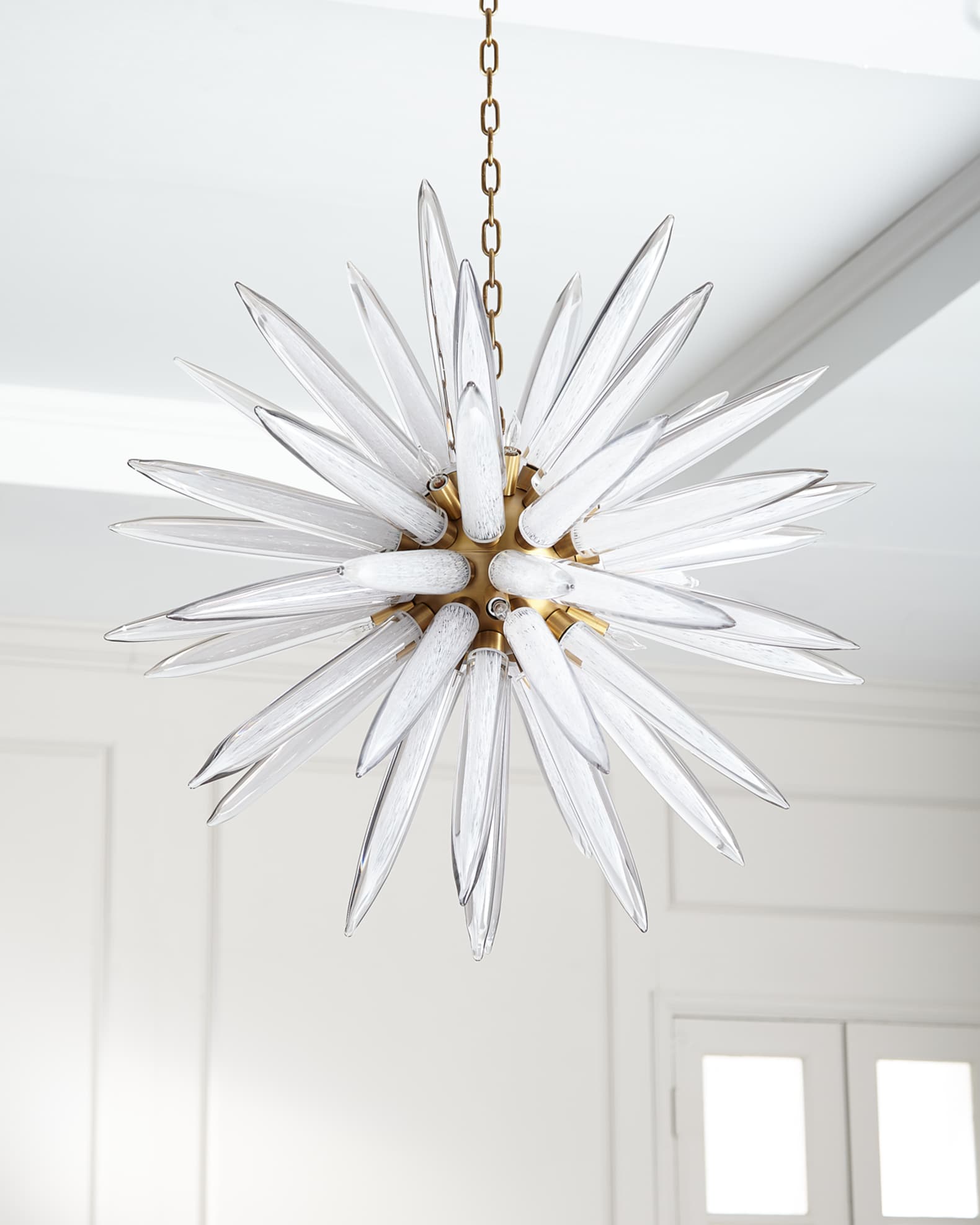 JohnRichard Collection HandBlown 16Light Glass Chandelier Horchow