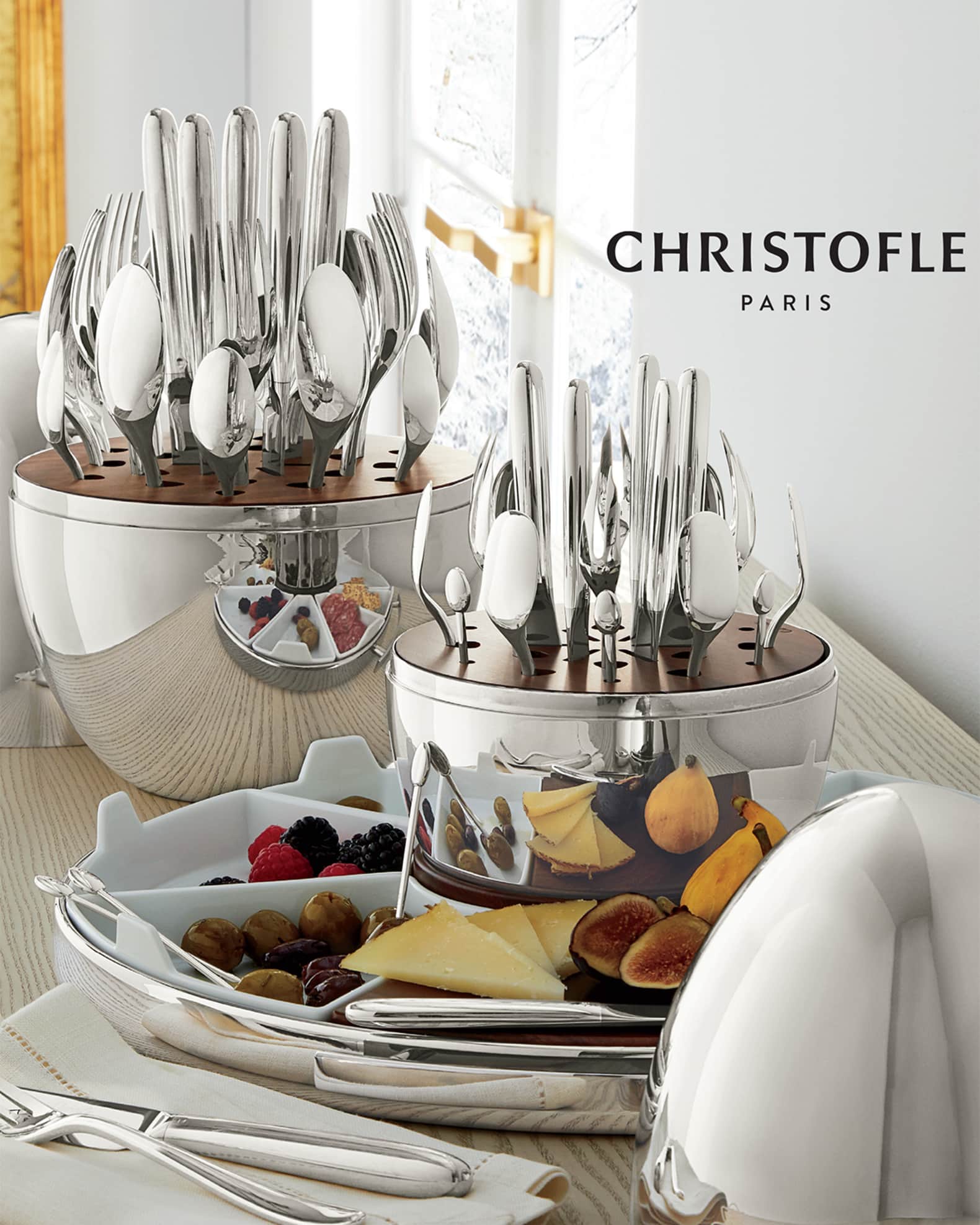 Christofle MOODParty ムード パーティー ステンレス トレイ MOOD Party tray Mood Party Stainless steel