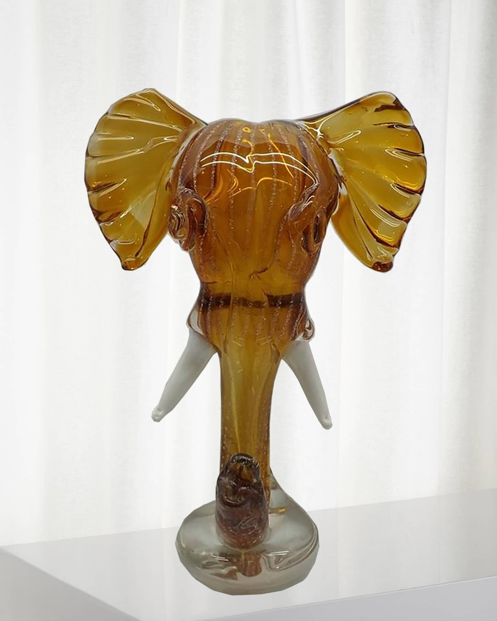 Dale Tiffany Elephant Art Glass Sculpture Horchow