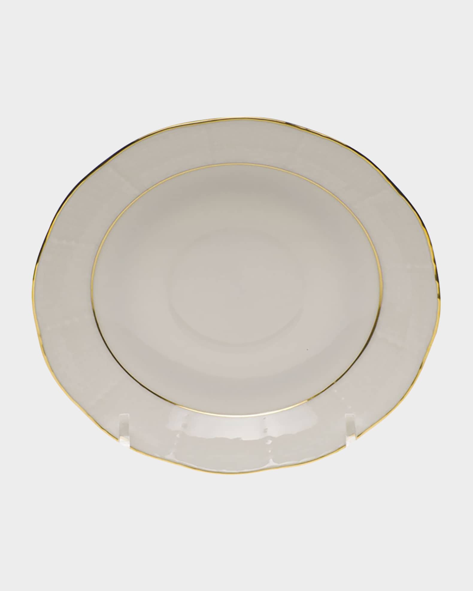 Herend Golden Edge After Dinner Saucer