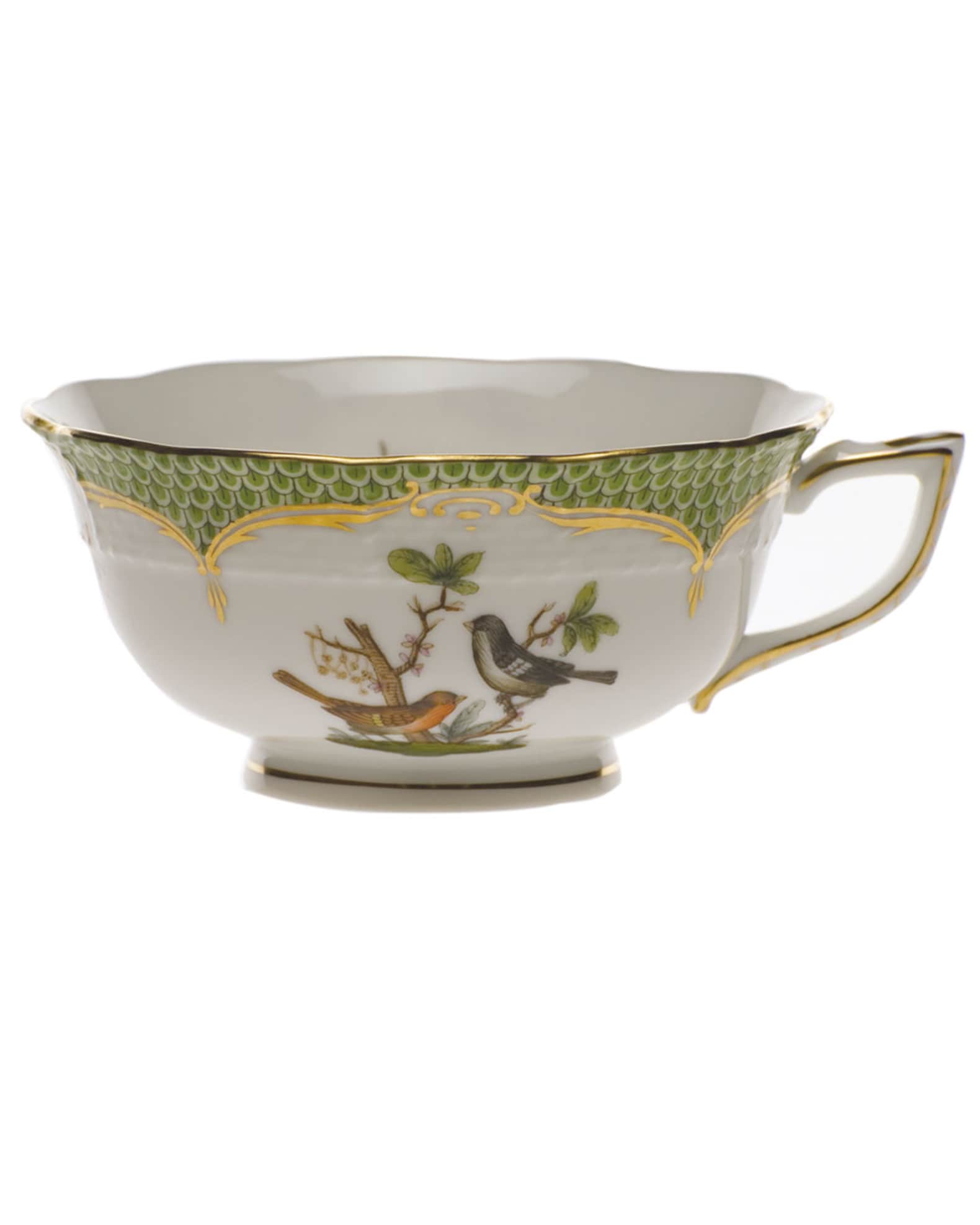 Herend Rothschild Bird Green Motif 05 Tea Cup Horchow
