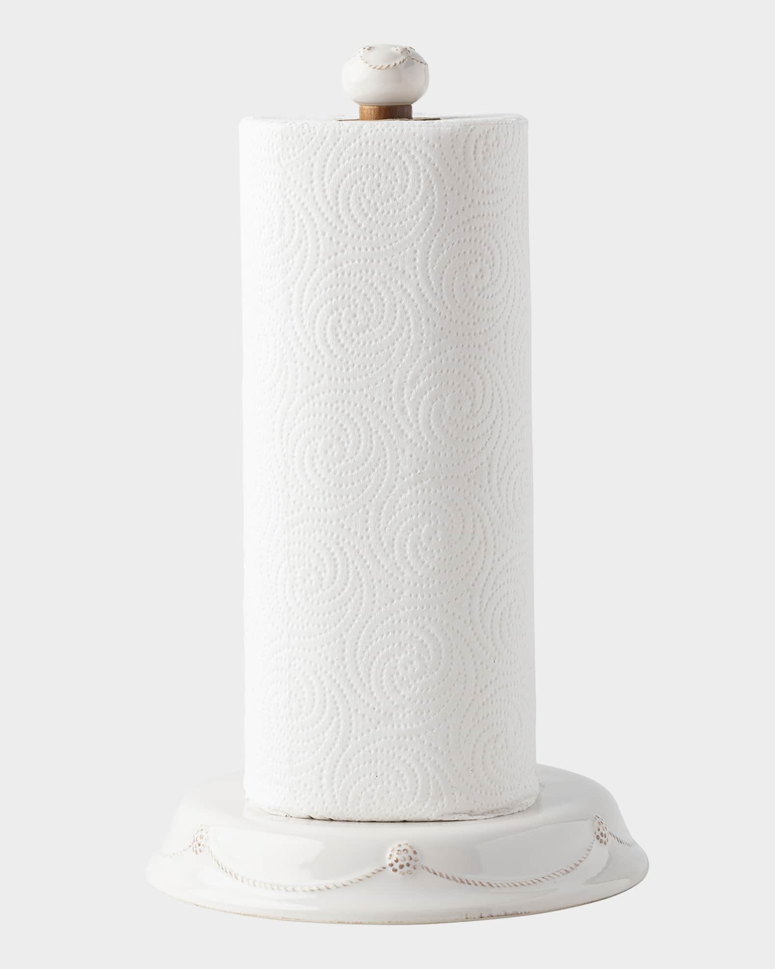 Juliska Berry & Thread Paper Towel Holder Whitewash Horchow