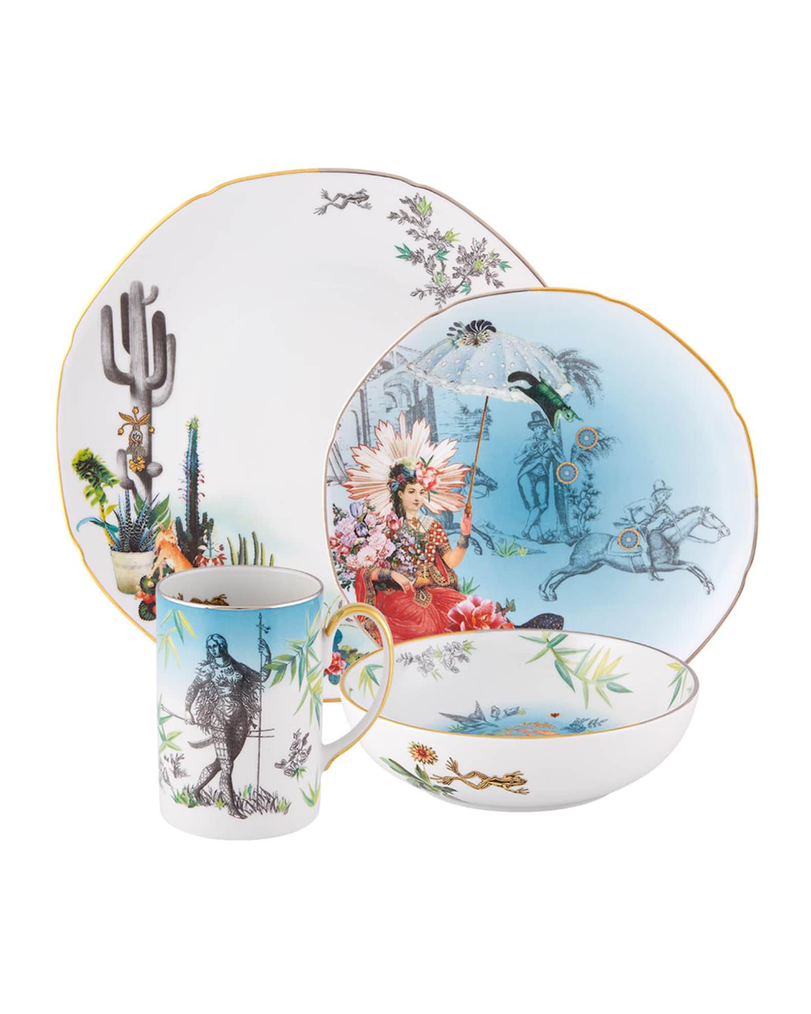 Christian LaCroix X Vista Alegre Reveries 4Piece Dinnerware Set Horchow