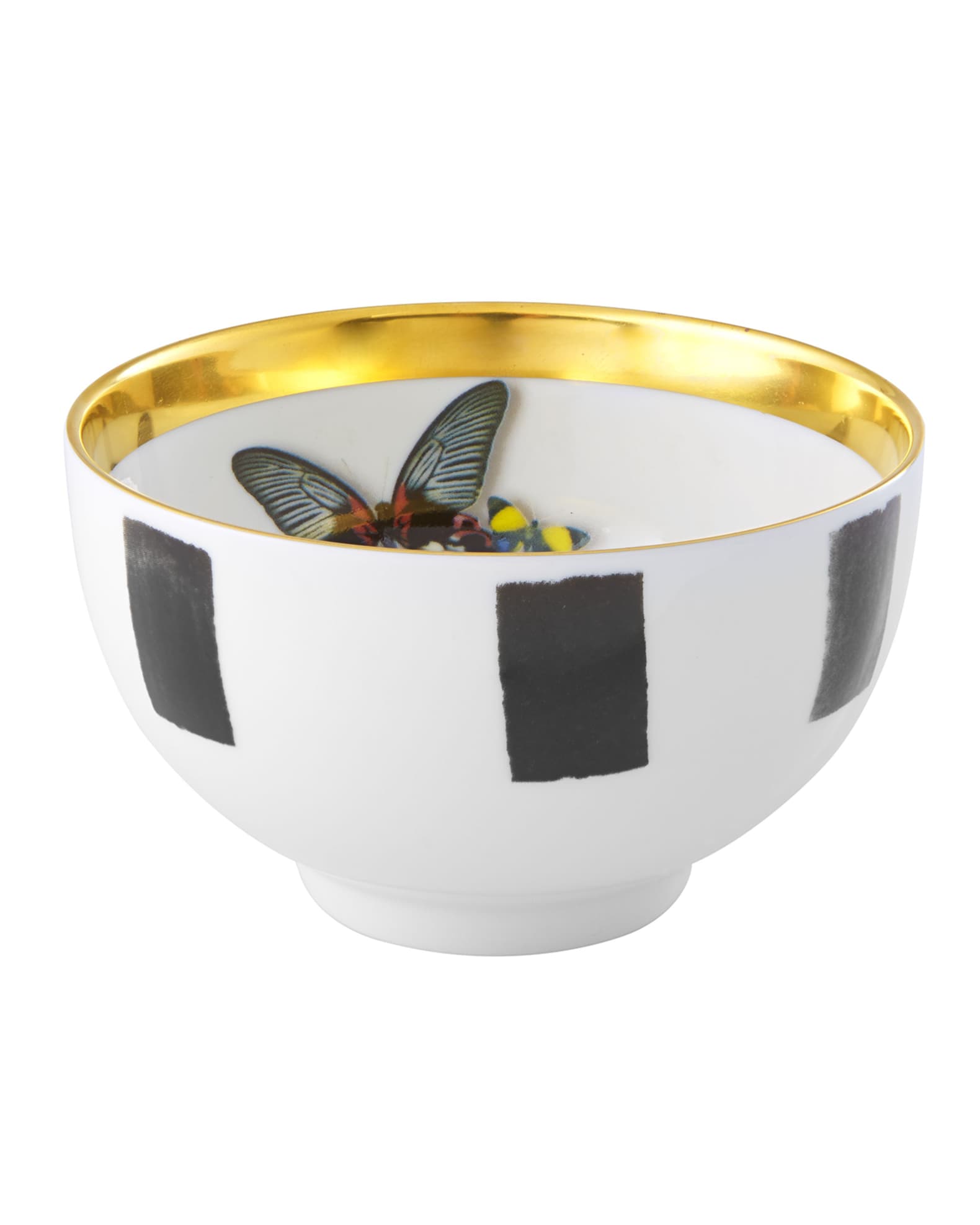 Christian LaCroix X Vista Alegre Sol Y Sombra Rice Bowls, Set of 4