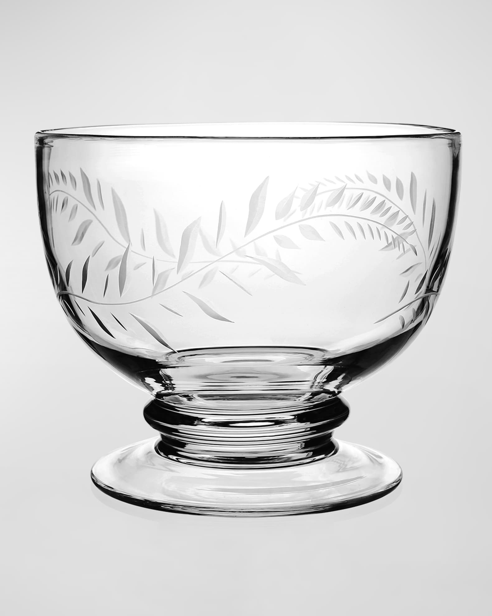 William Yeoward Crystal Jasmine Footed Serving Bowl