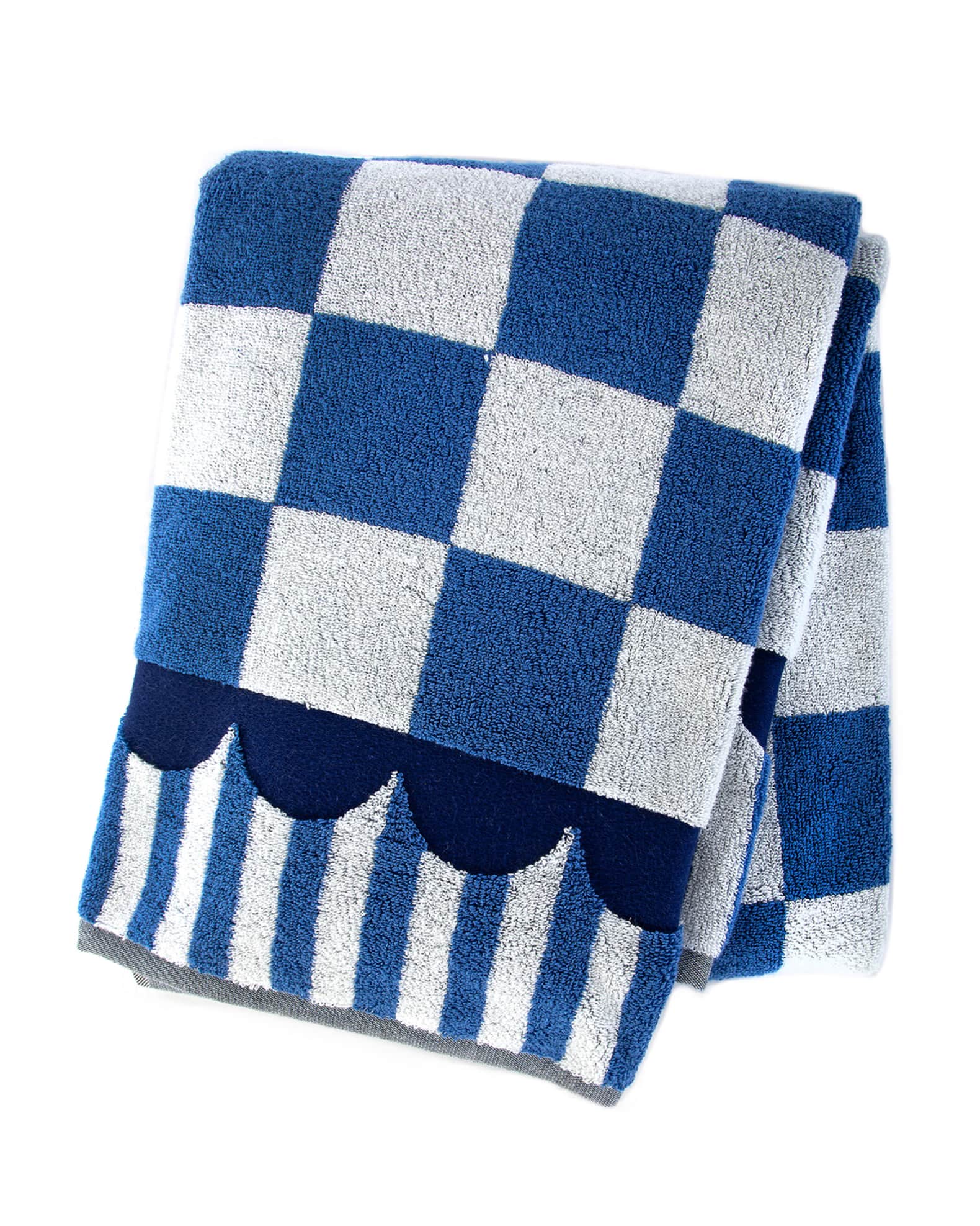 Plaid bath towels deals