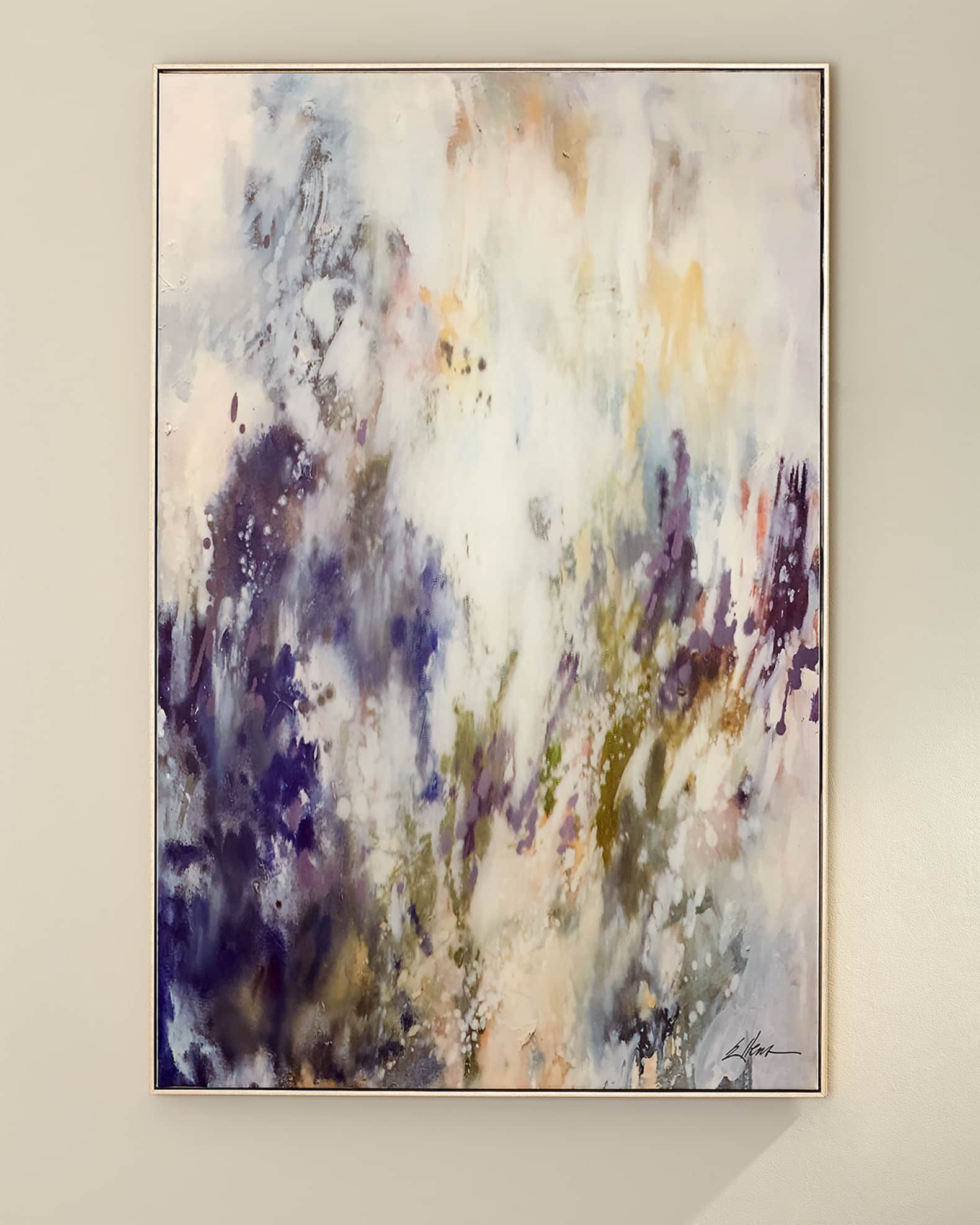 JohnRichard Collection "Blue Galaxy" Canvas Art by Jackie Ellens Horchow