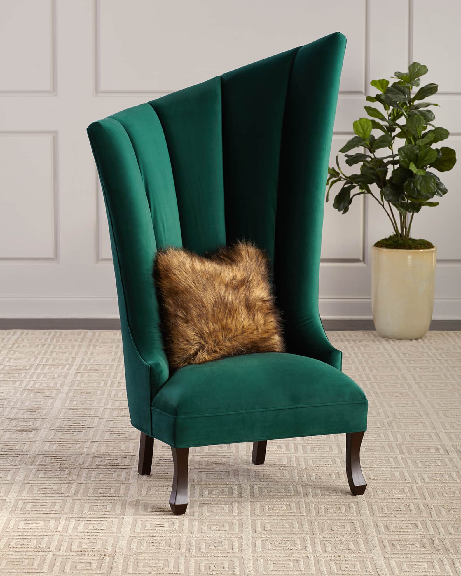 Velvet Fabric Kendall Chair Bottle Green Velvet Kendall Dining