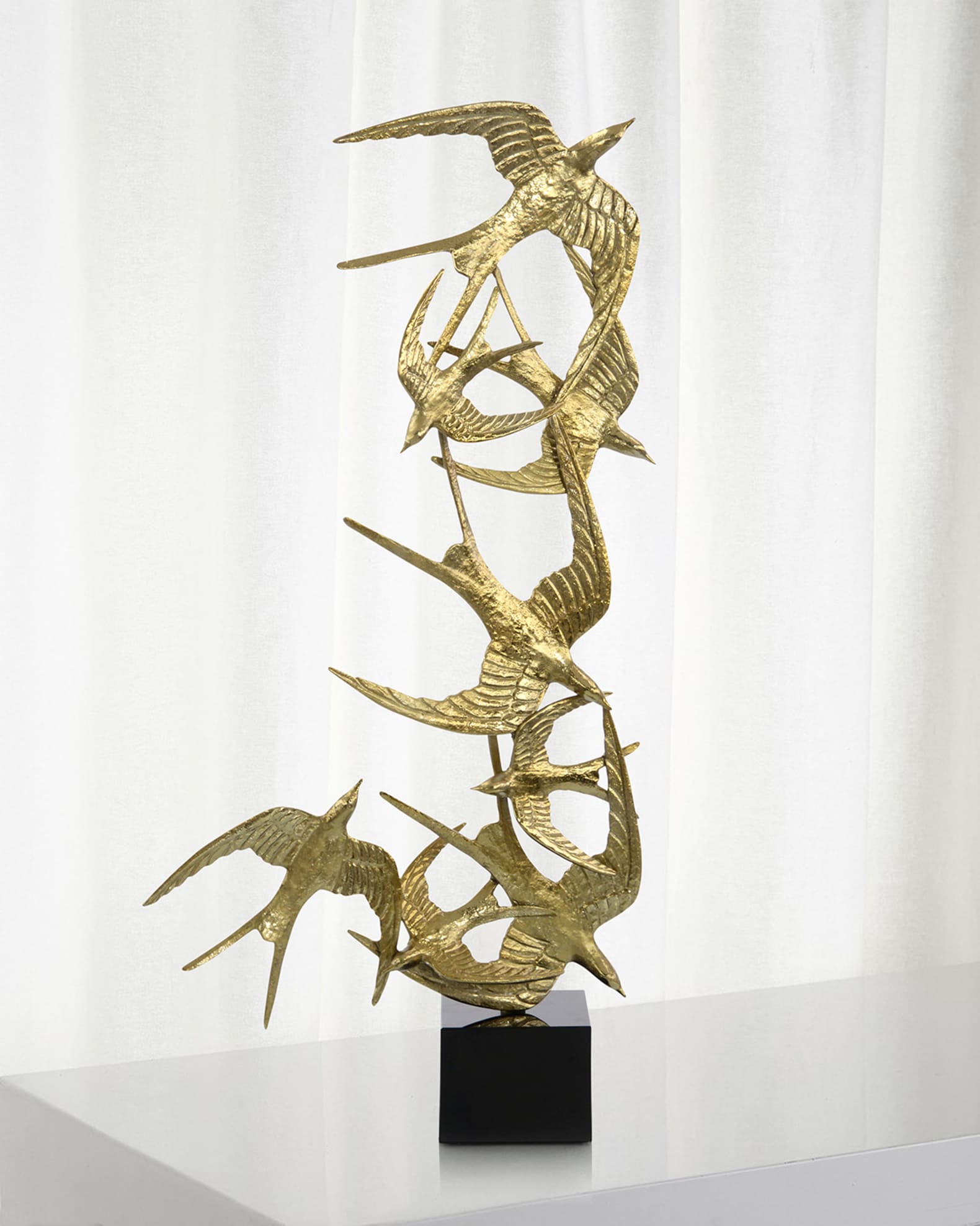 John-Richard Collection Swallows In Flight Sculpture