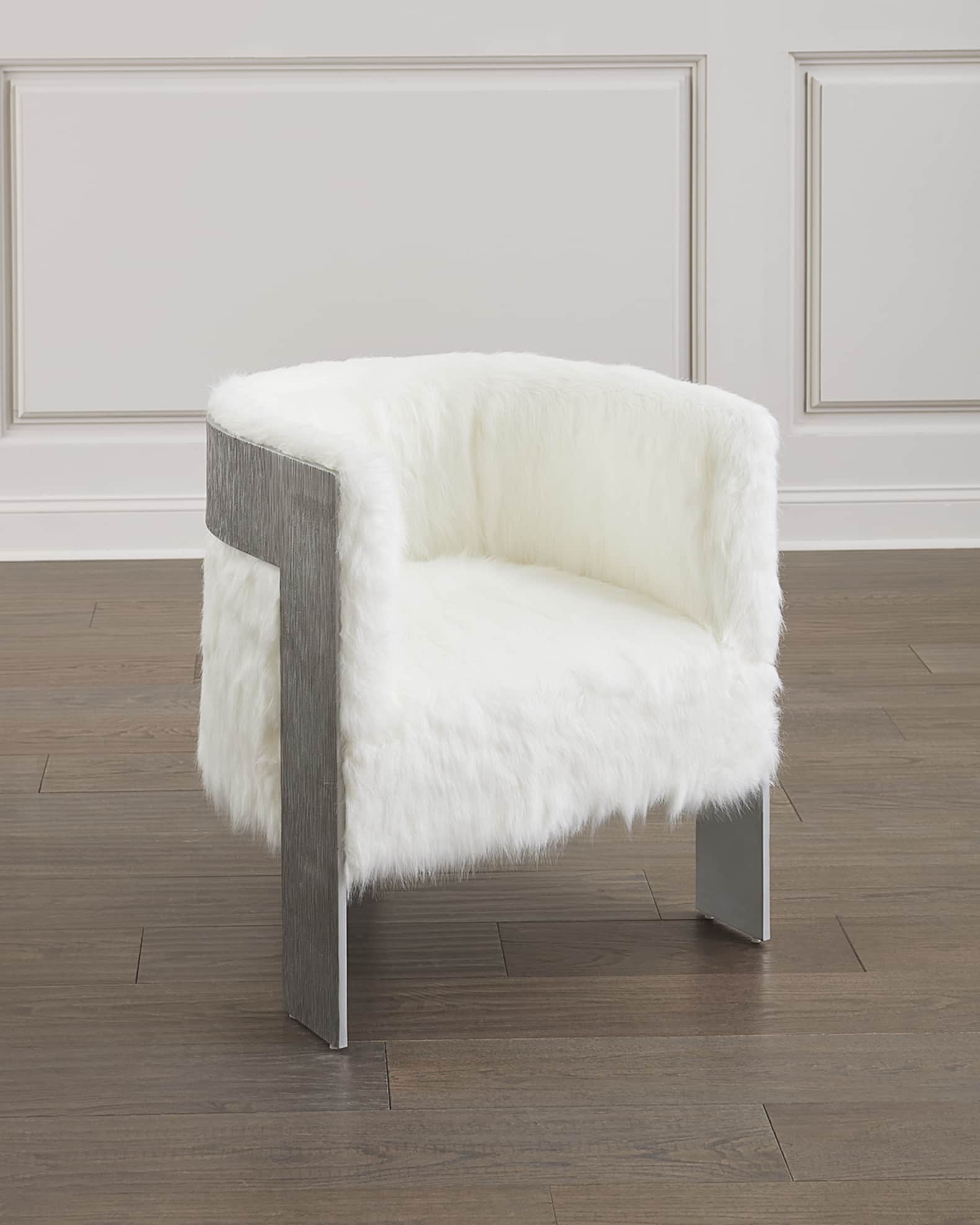 White shop tub chair