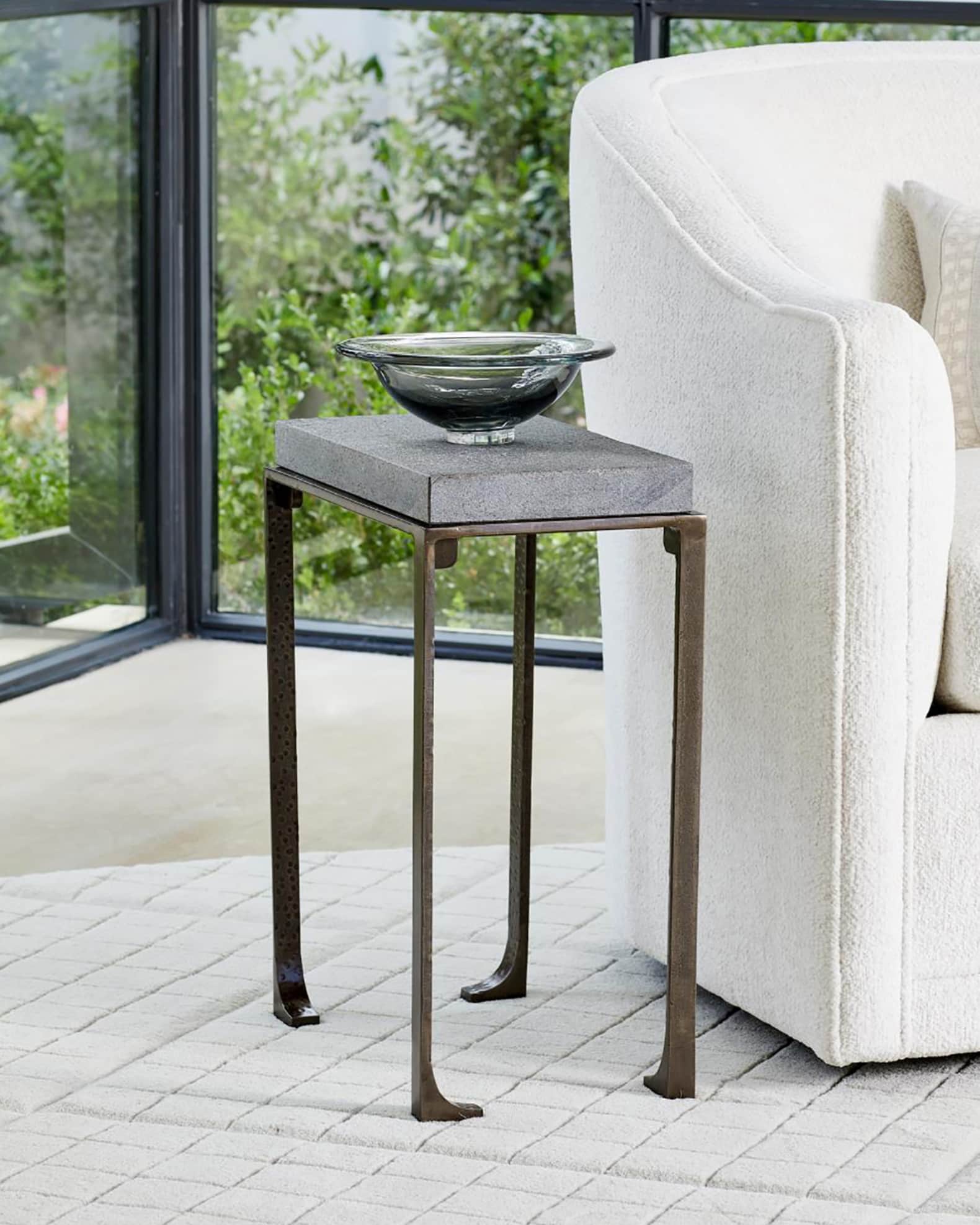 Small granite store table