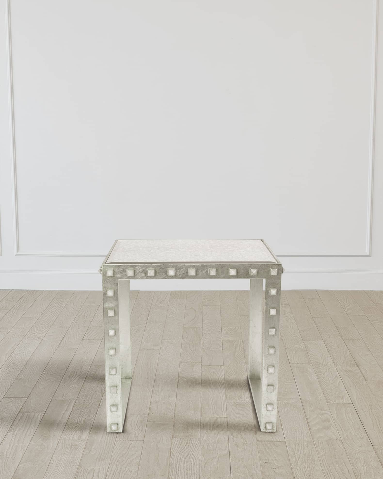 William D. Scott for Global Views Quartz Stud End Table Horchow