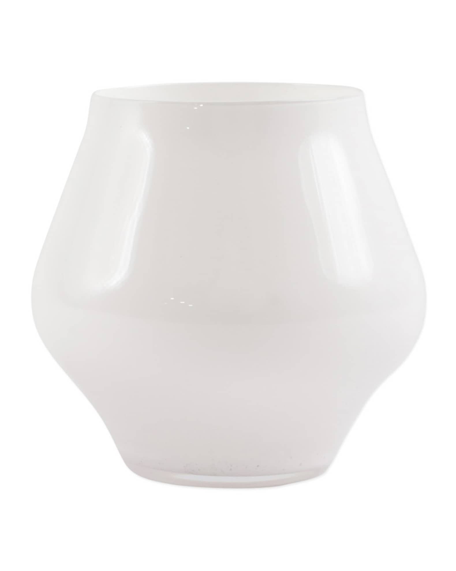 Vietri Contessa White Stemless Wine Glass Horchow