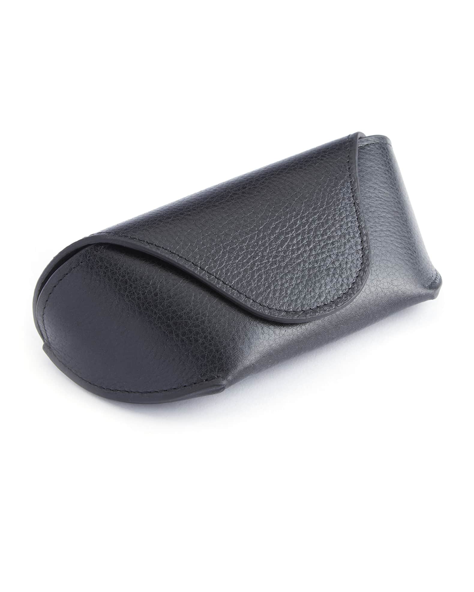 ROYCE New York Monogrammed Leather Sunglasses Carrying Case
