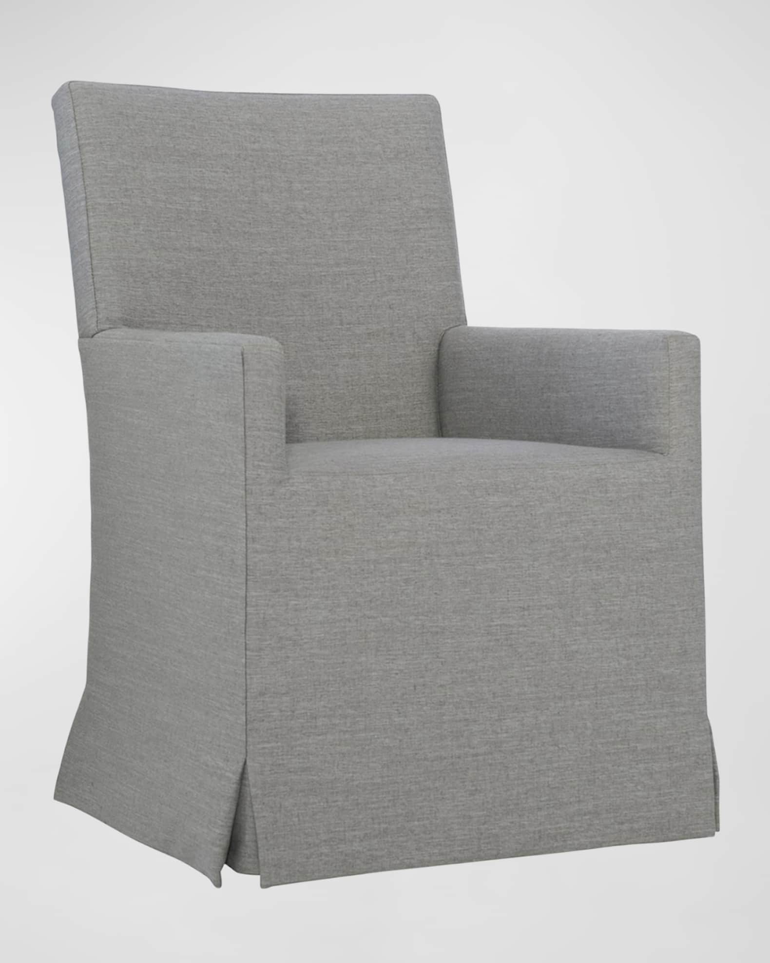 Bernhardt Mirabelle Slip Cover Look Arm Chair Horchow