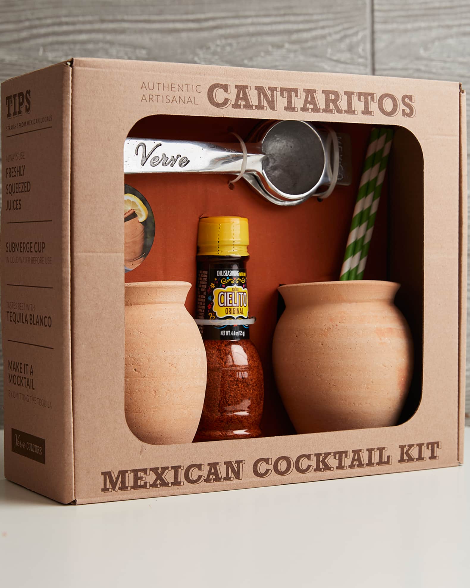 Verve Culture Cantaritos Kit with Cantaritos de barro cups from Mexico