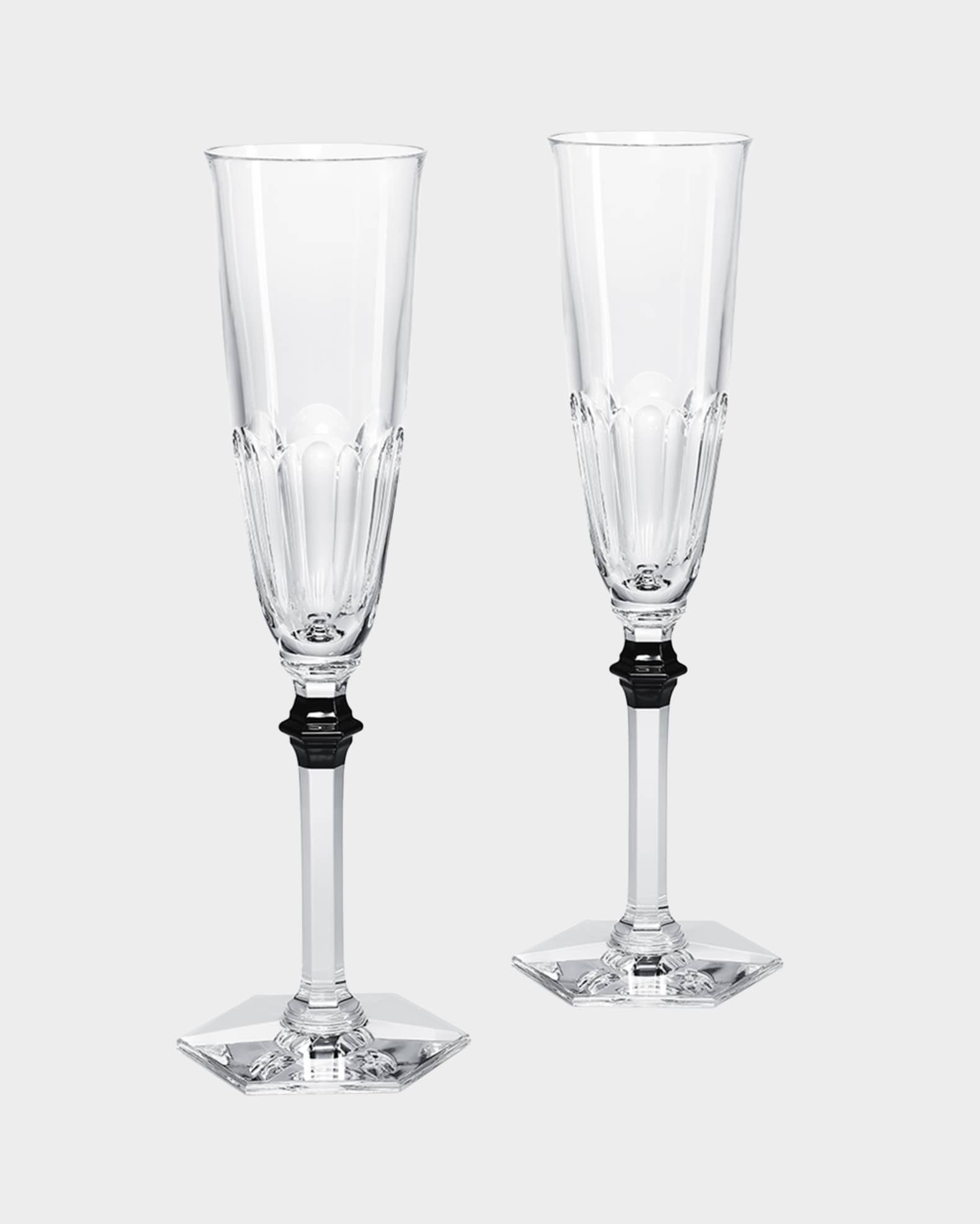 Baccarat Harcourt Eve Flute-Black