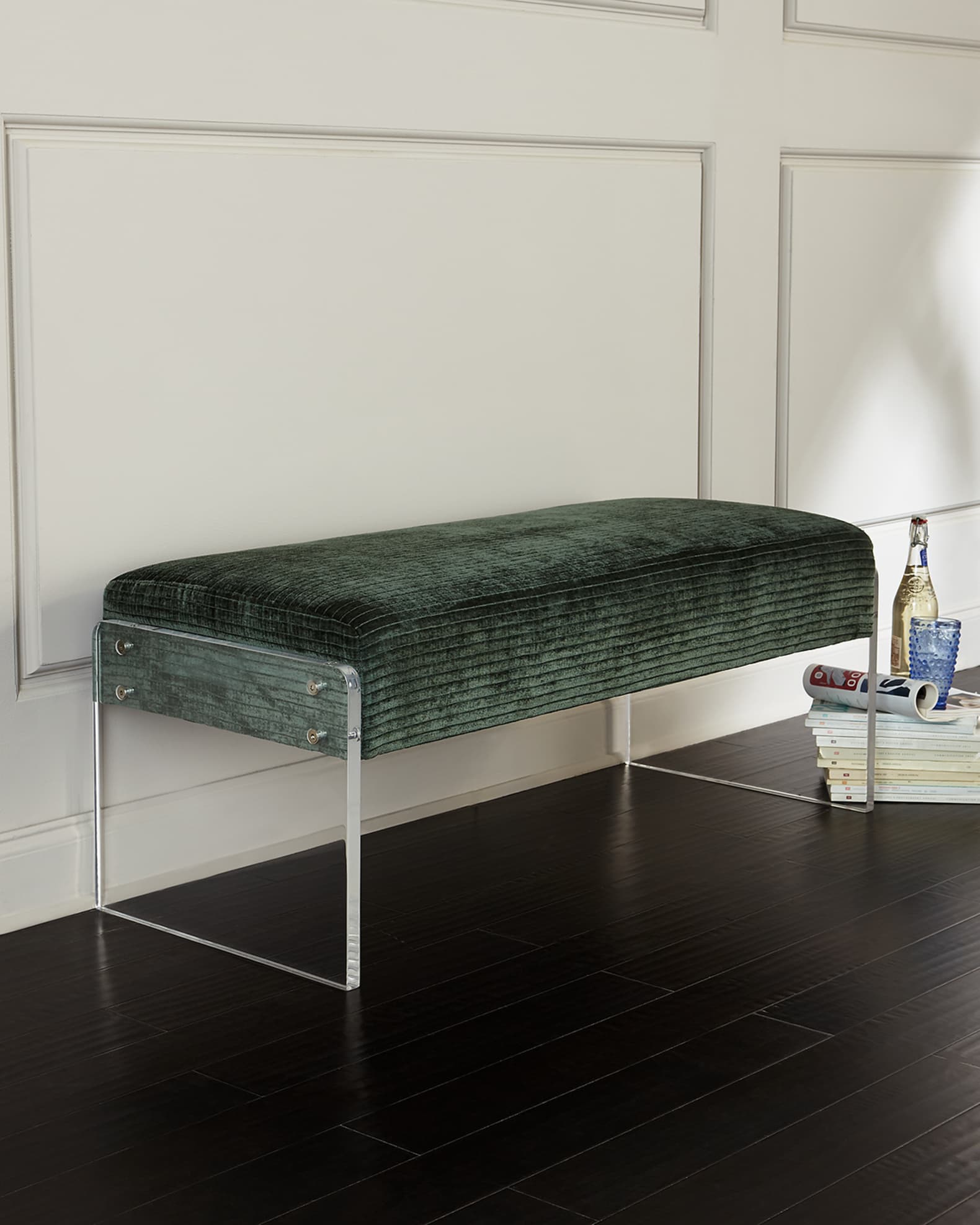 Acrylic bed bench hotsell