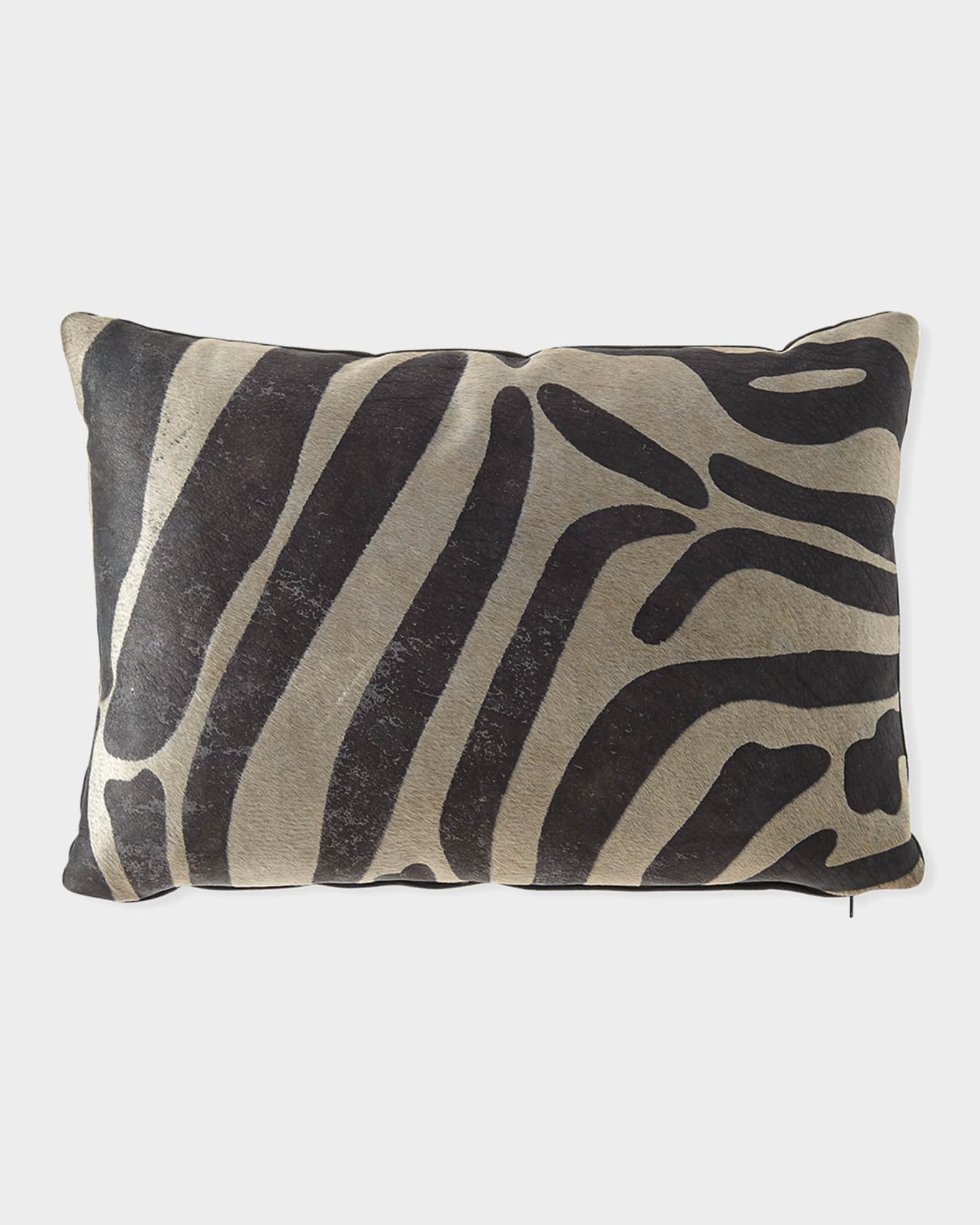魅力の Hair Massoud Hide 23 Pillow, Zebra バッグ