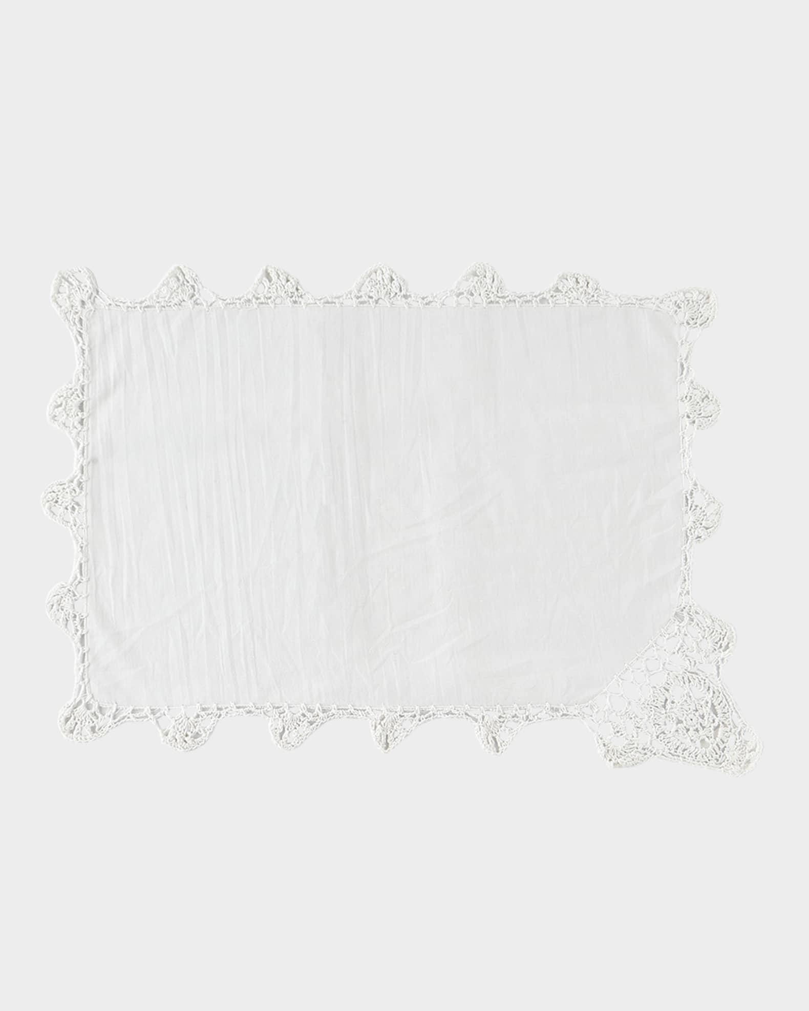 Boutross Imports Crochet Edge Placemats, Set of 12 Horchow