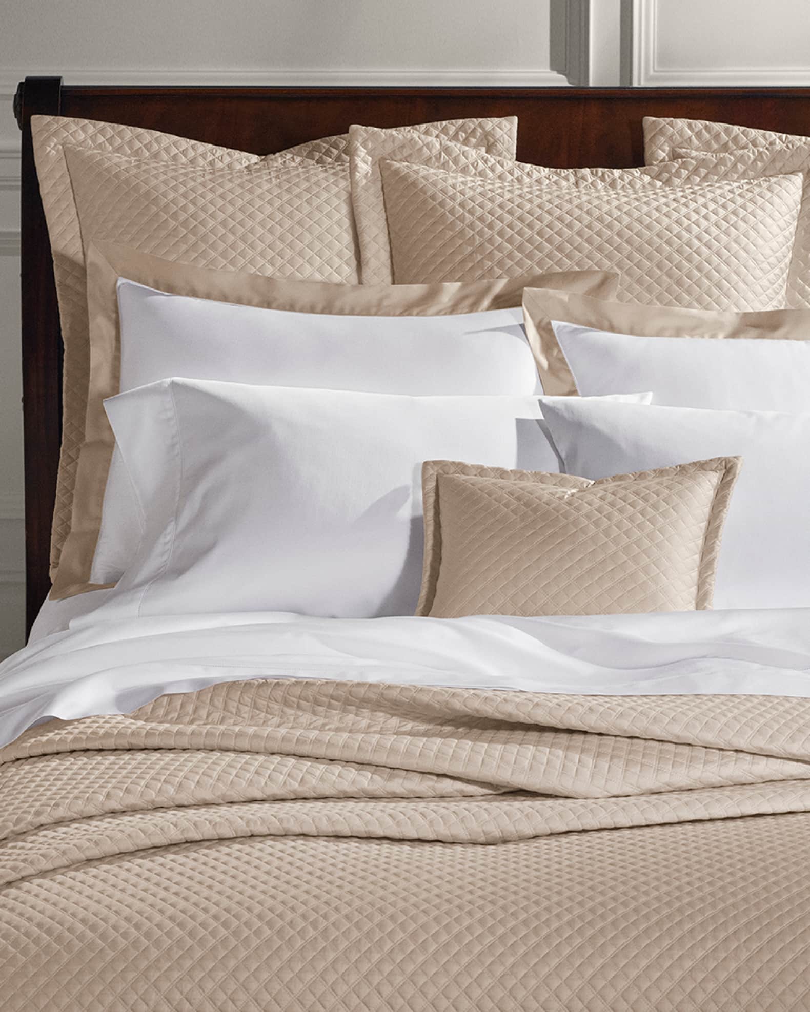 Ralph Lauren Home Quilted Sateen Argyle Quilt KING