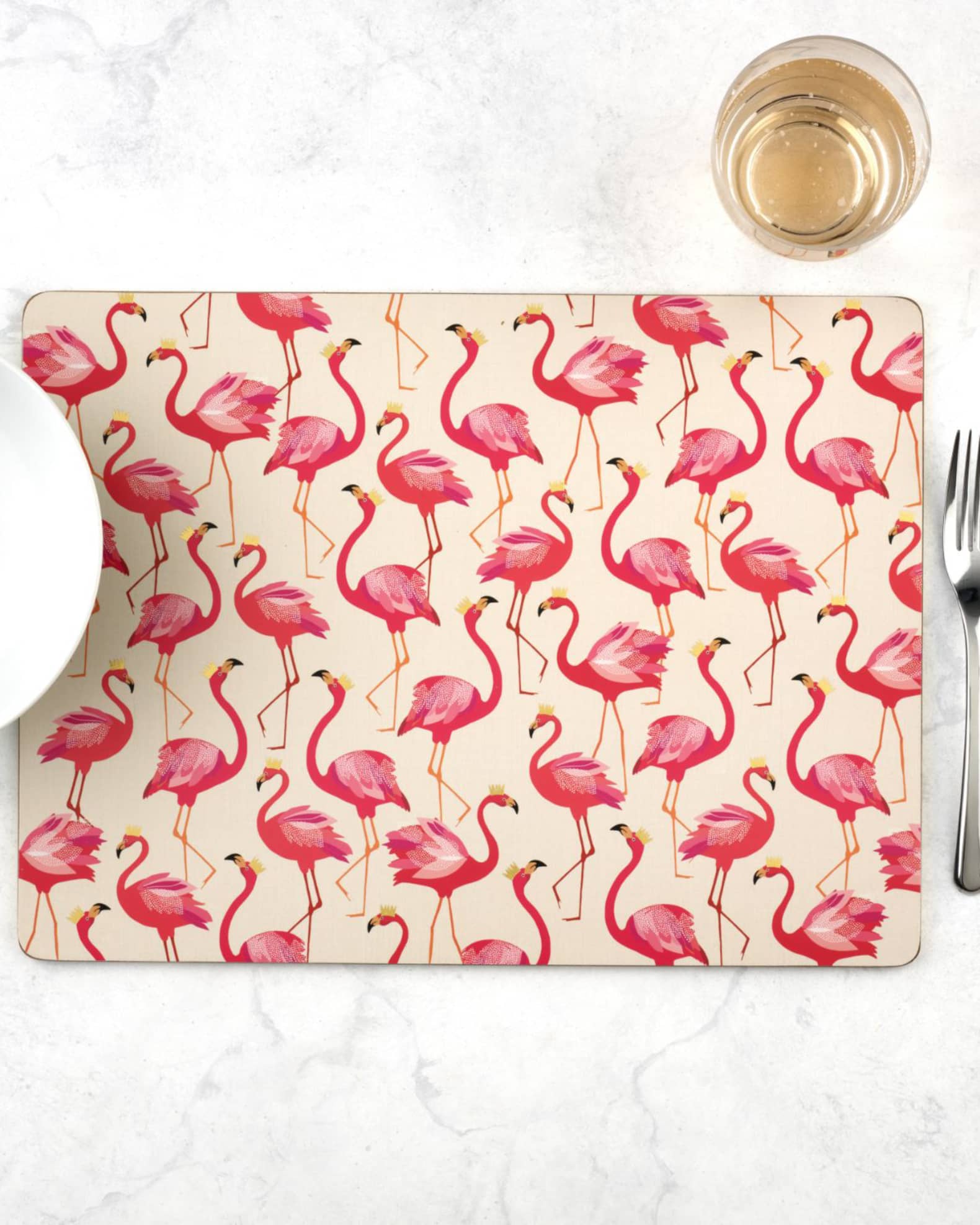 Sara Miller Sara Miller Flamingo Placemats, Set of 4