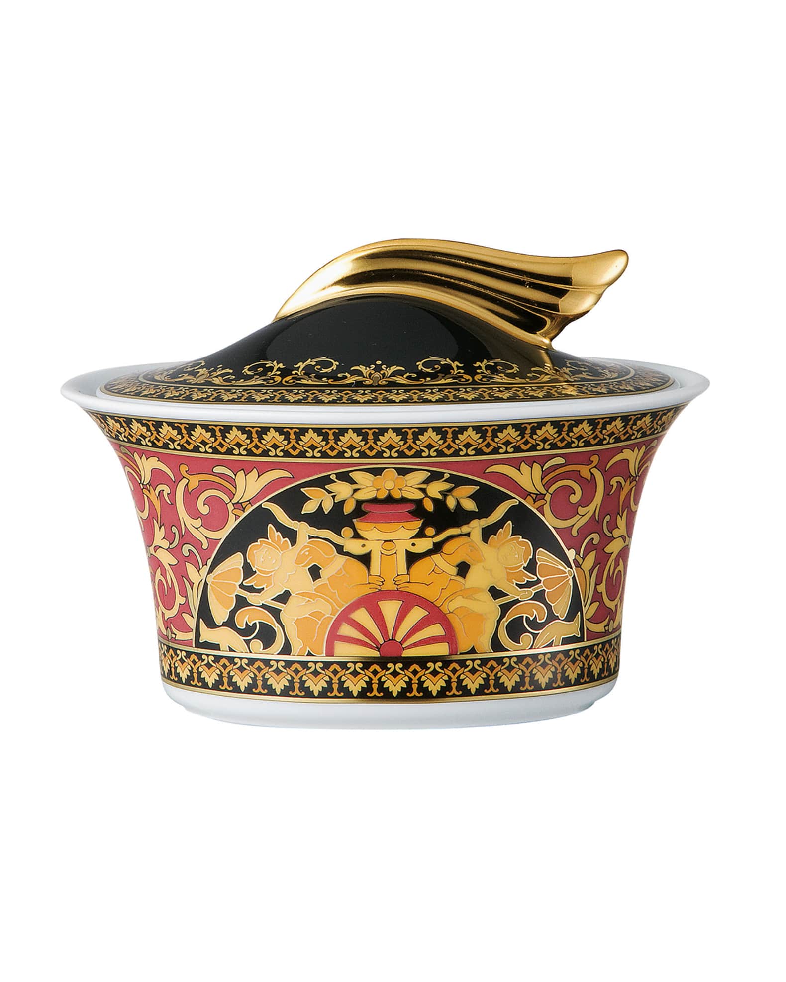 Versace Medusa Covered Sugar Bowl Horchow