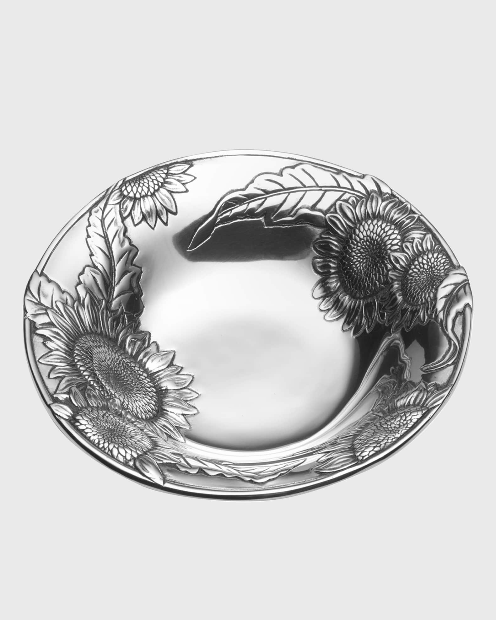 Wilton Armetale Sunflower Bowl Horchow