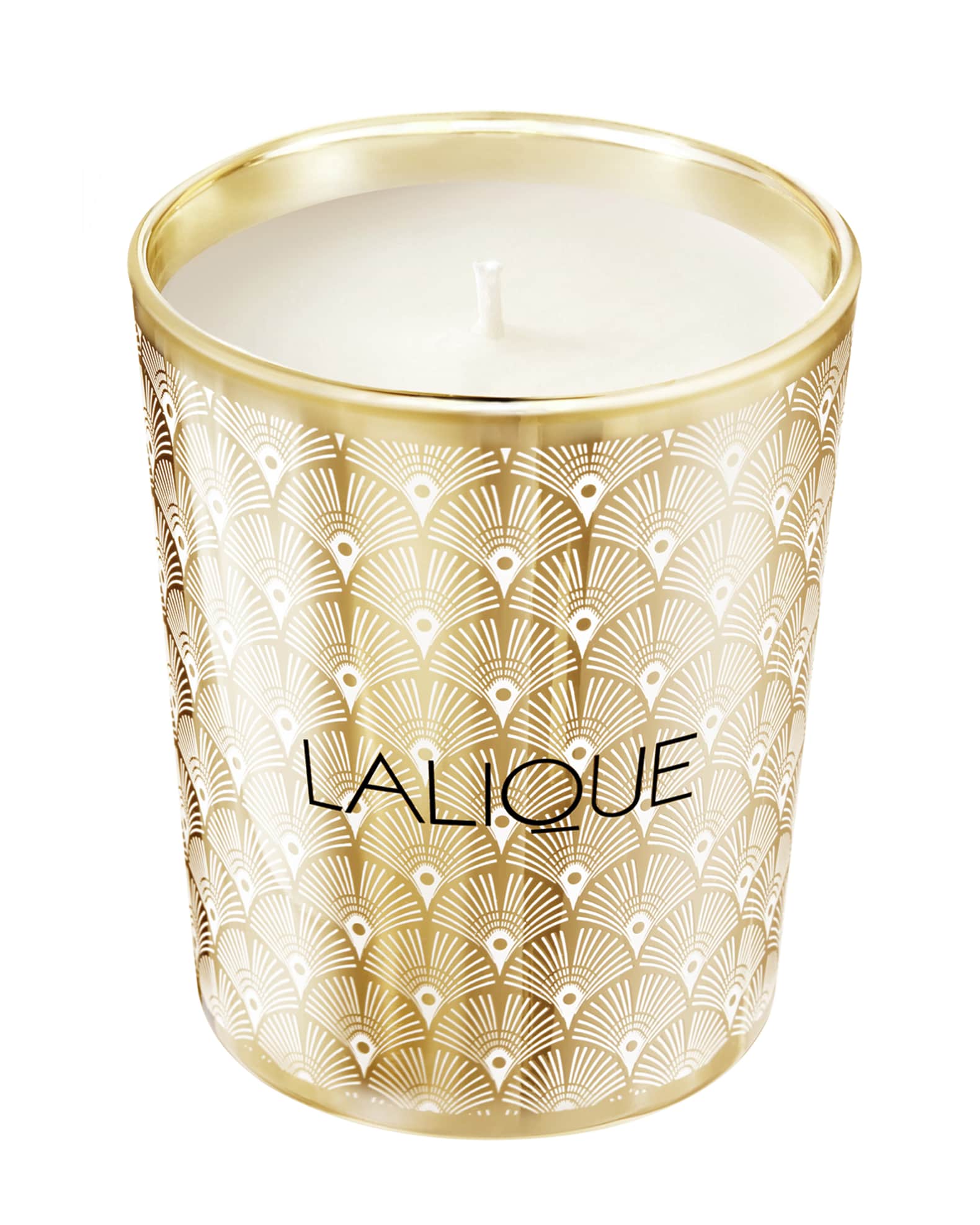 Lalique Noir Premier Plum Blanche Candle Horchow
