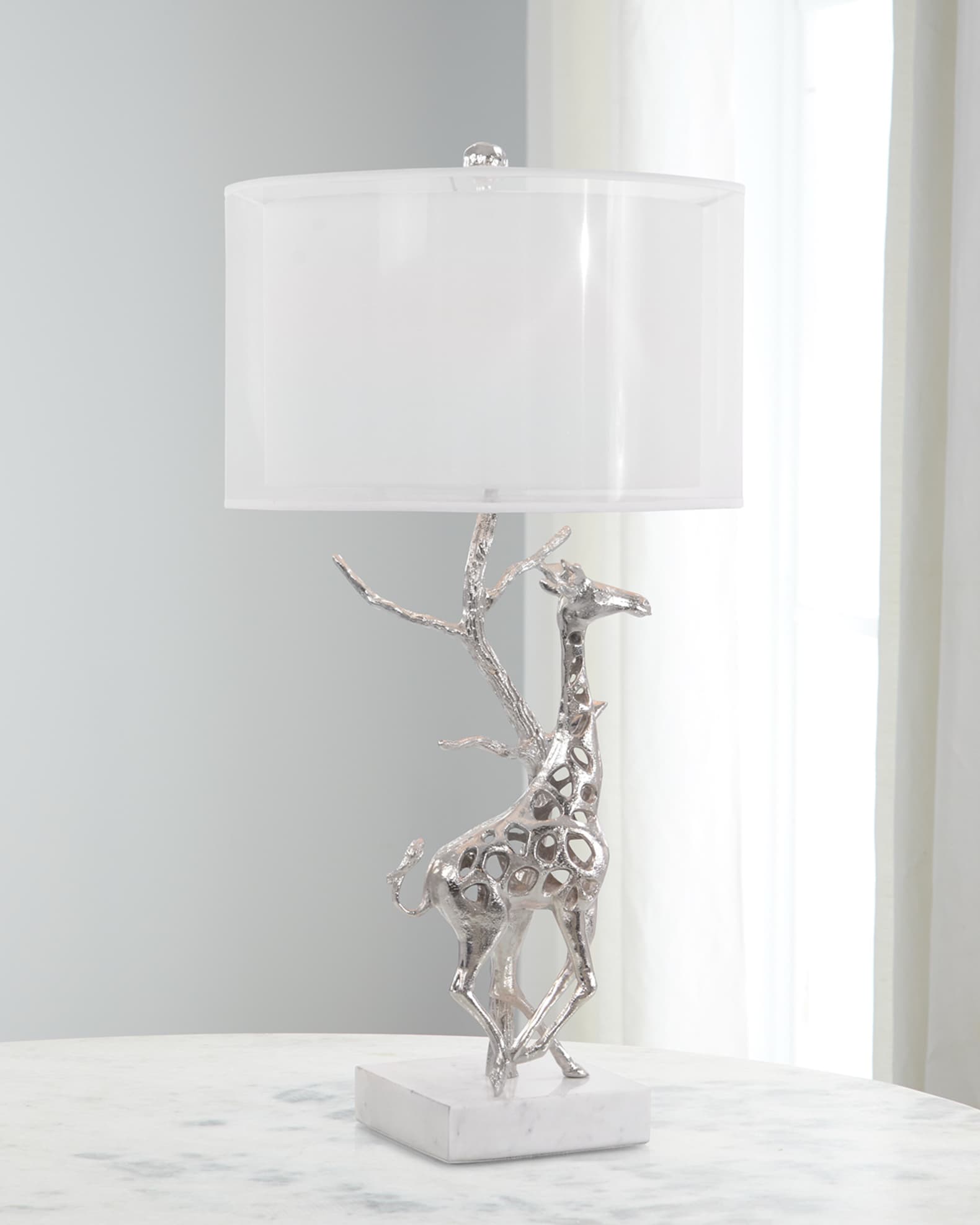 John Richard Collection Giraffe in Motion Table Lamp Horchow