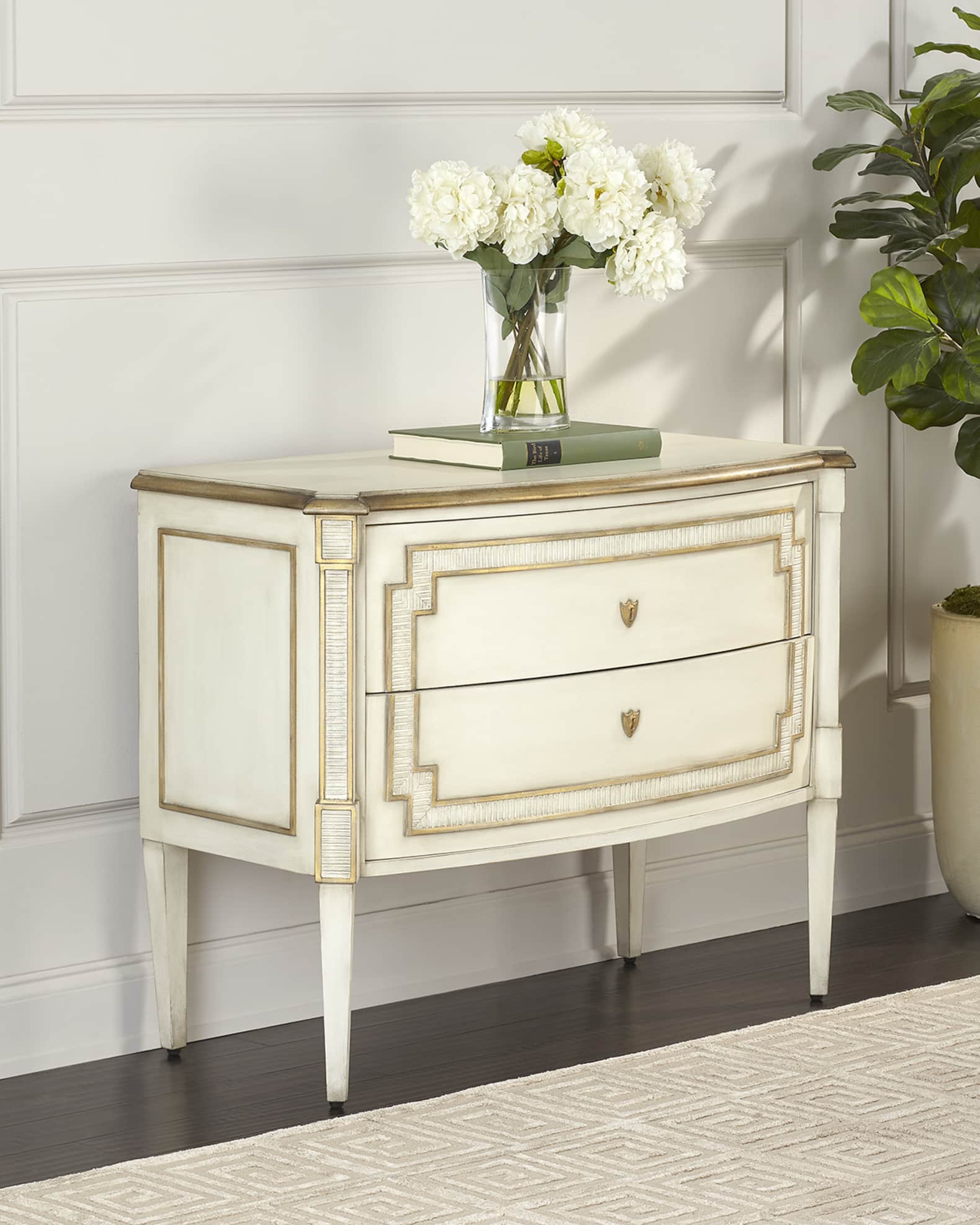 John-Richard Collection Corsini Nightstand with Push-Open
