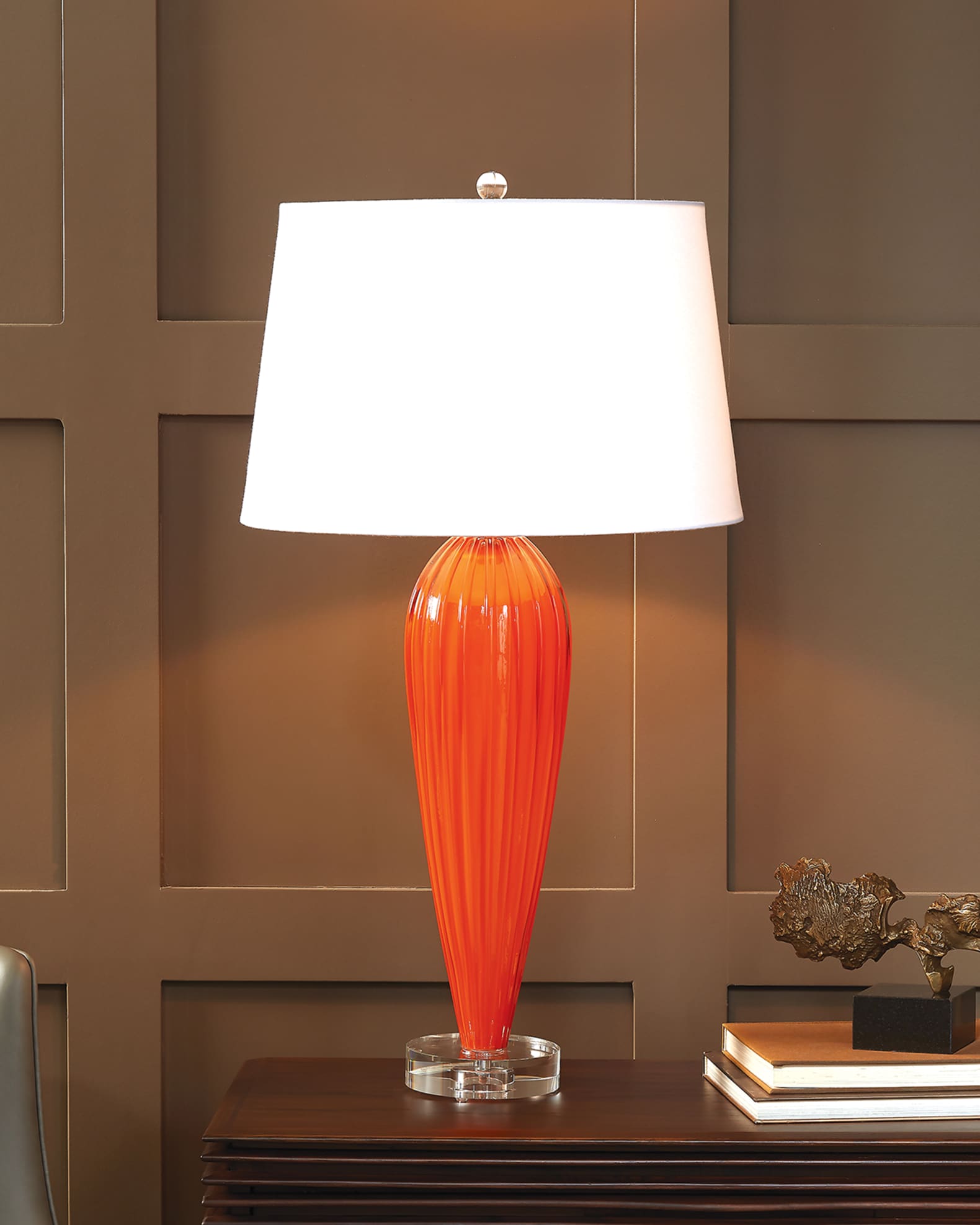 Global Views Teardrop Glass Lamp Horchow