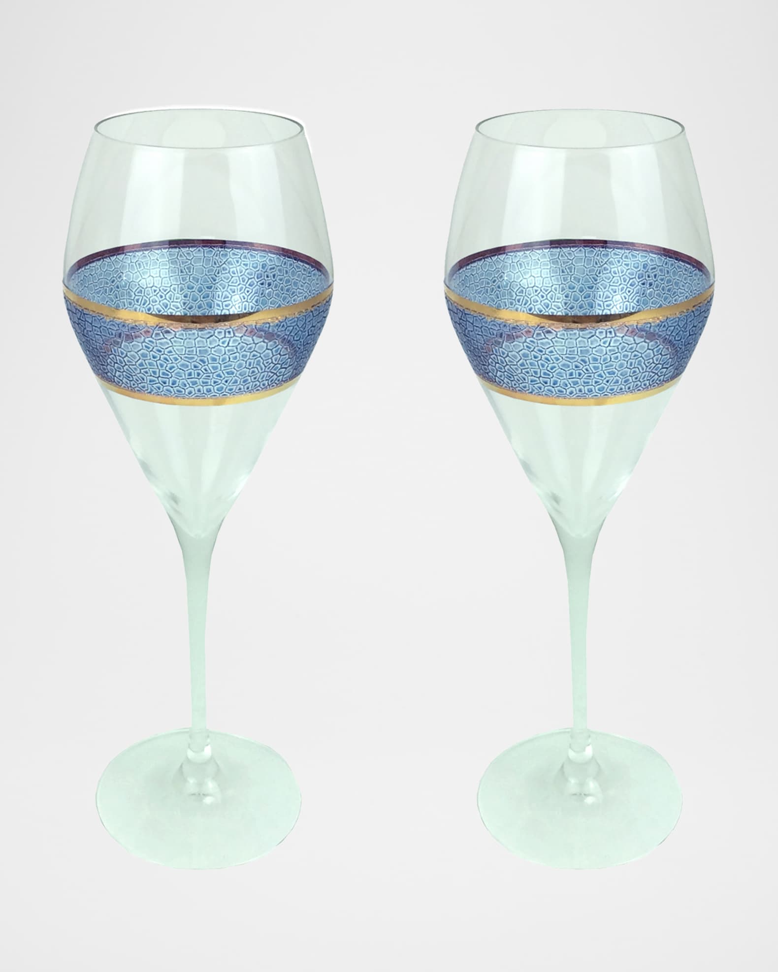 Michael Wainwright Panthera Champagne Glasses, Set of 2
