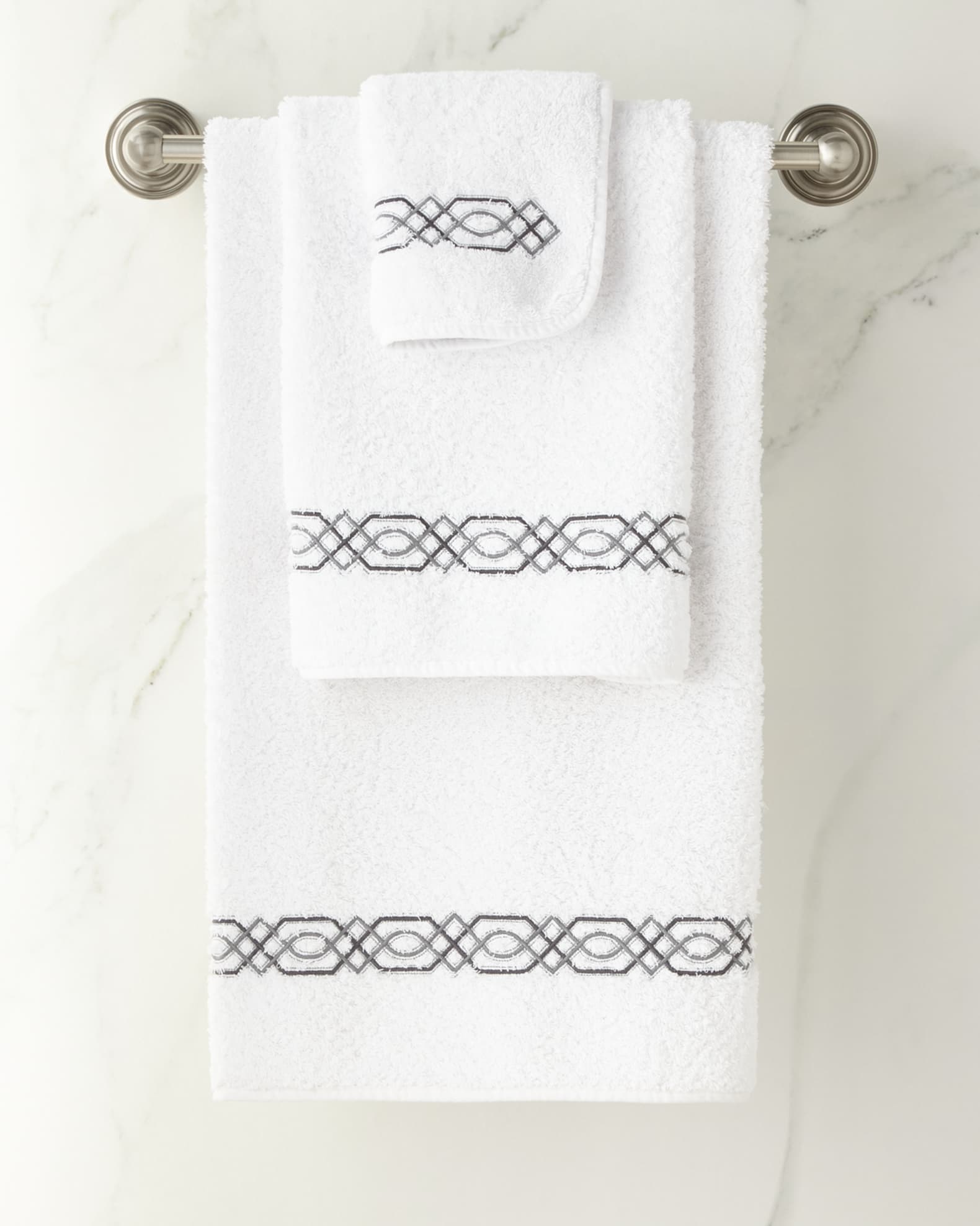 Diamante hand shop towel