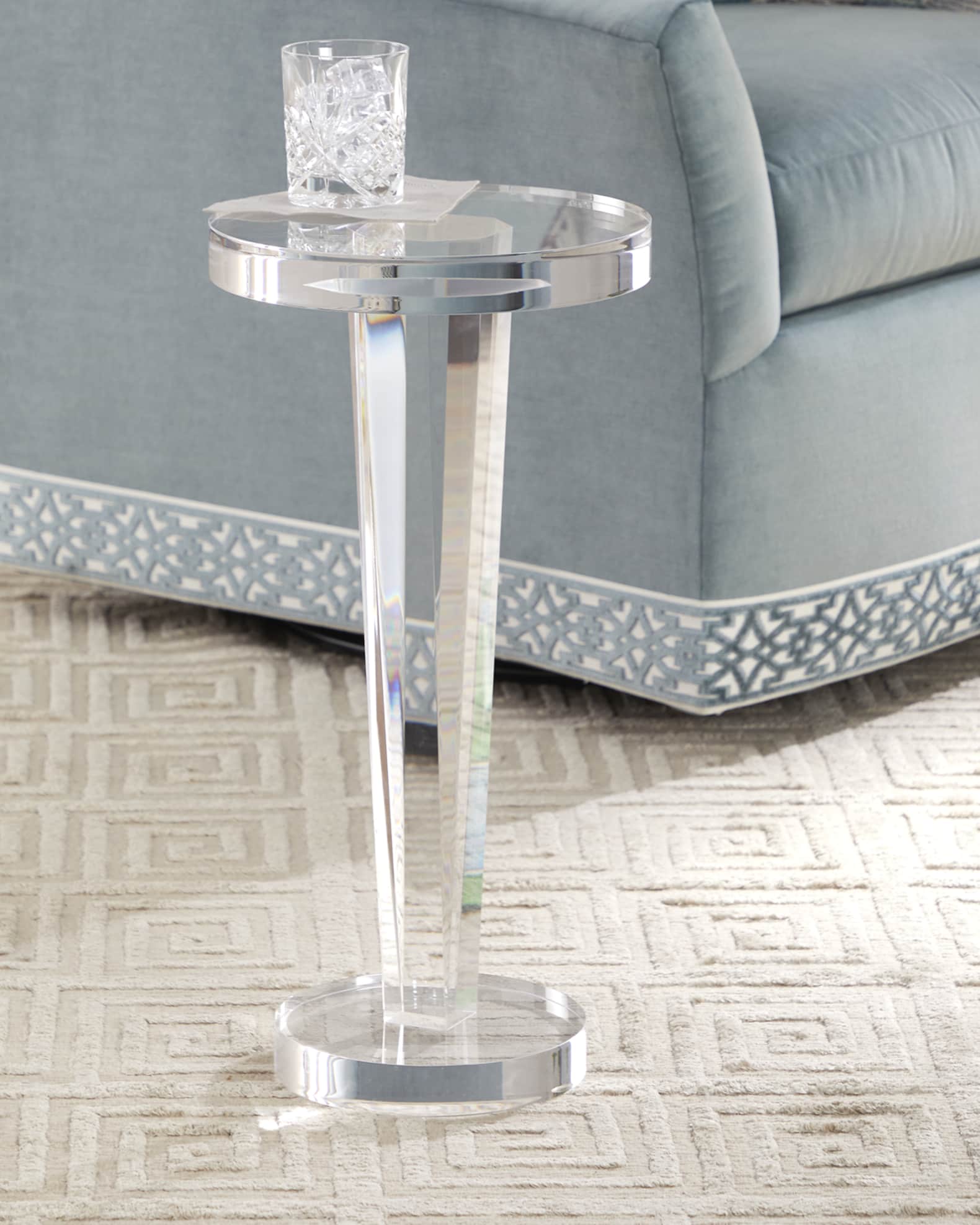 Acrylic drink discount table
