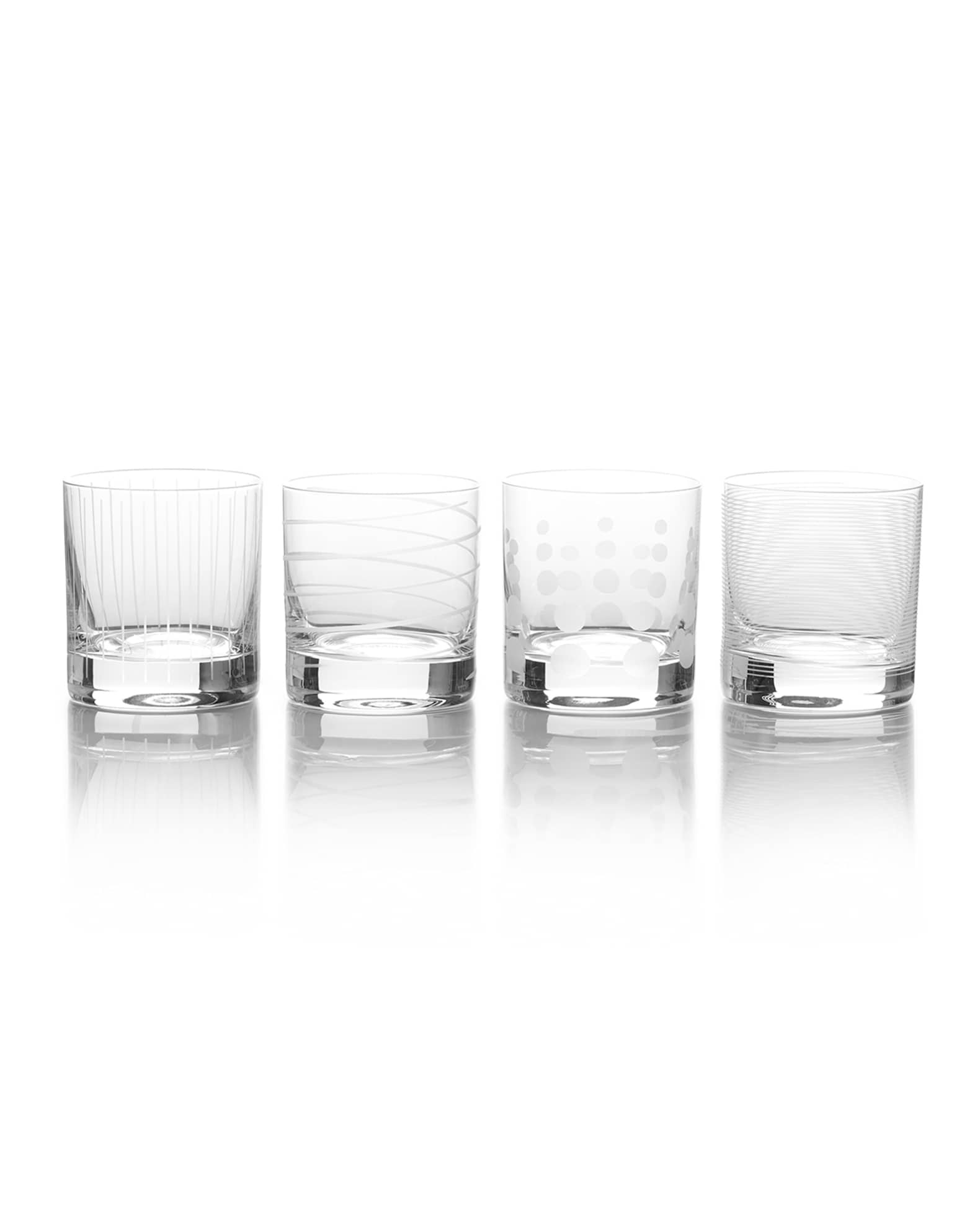 Mikasa Cheers Double Old Fashion Glasses, Set of 4