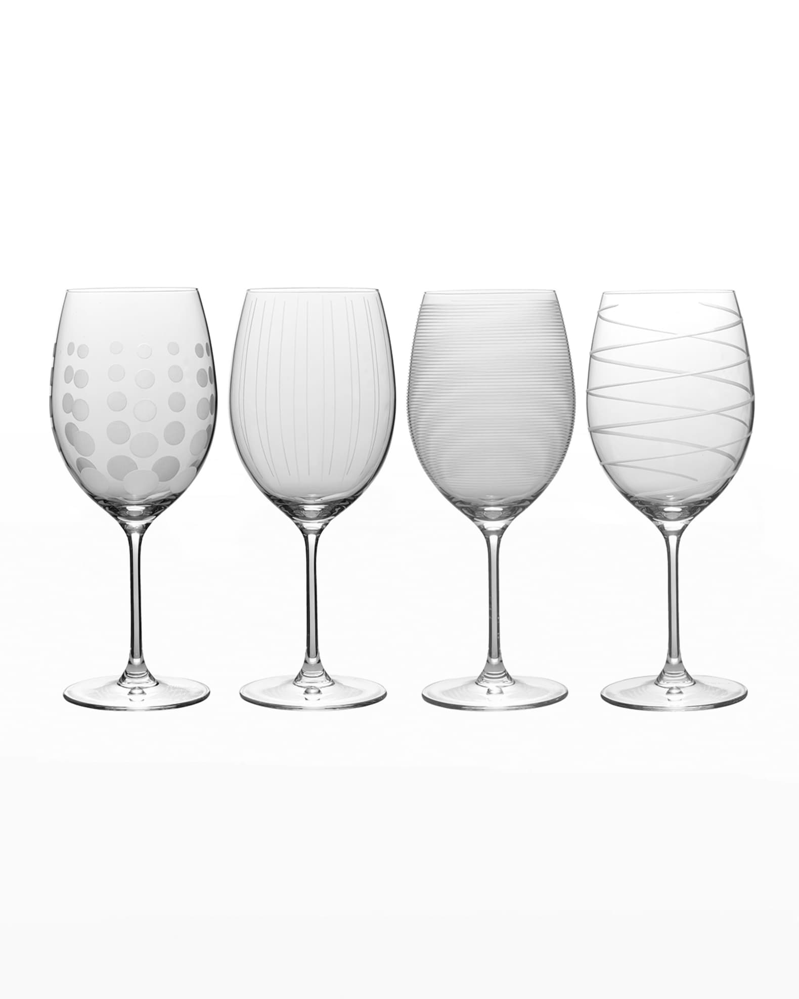 Mikasa Set of 4 Red Wine Glasses - Cheers Collection 